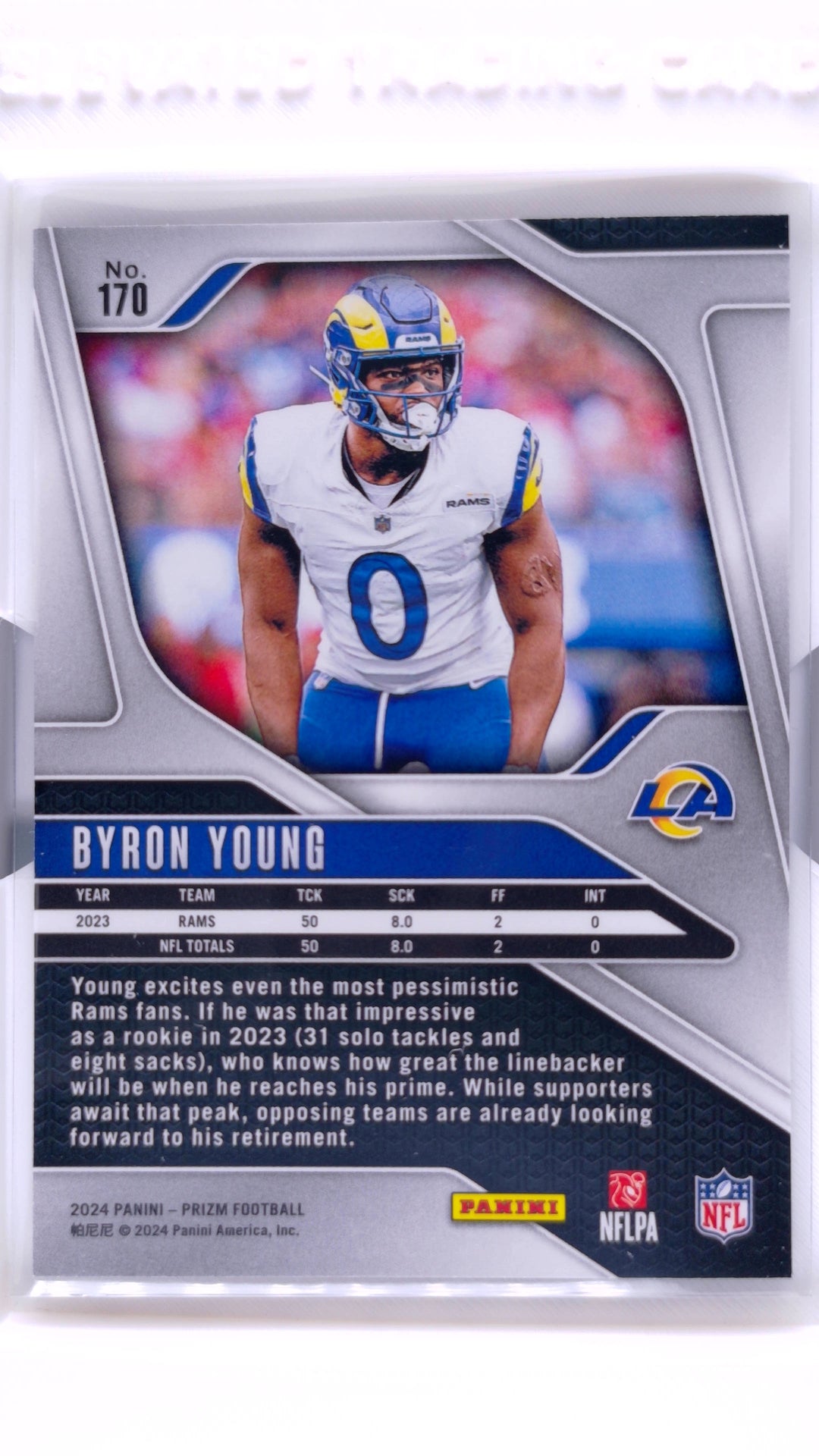 #170 Byron Young - back