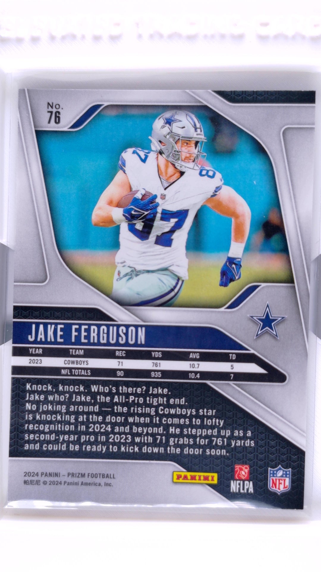 #76 Jake Ferguson - back