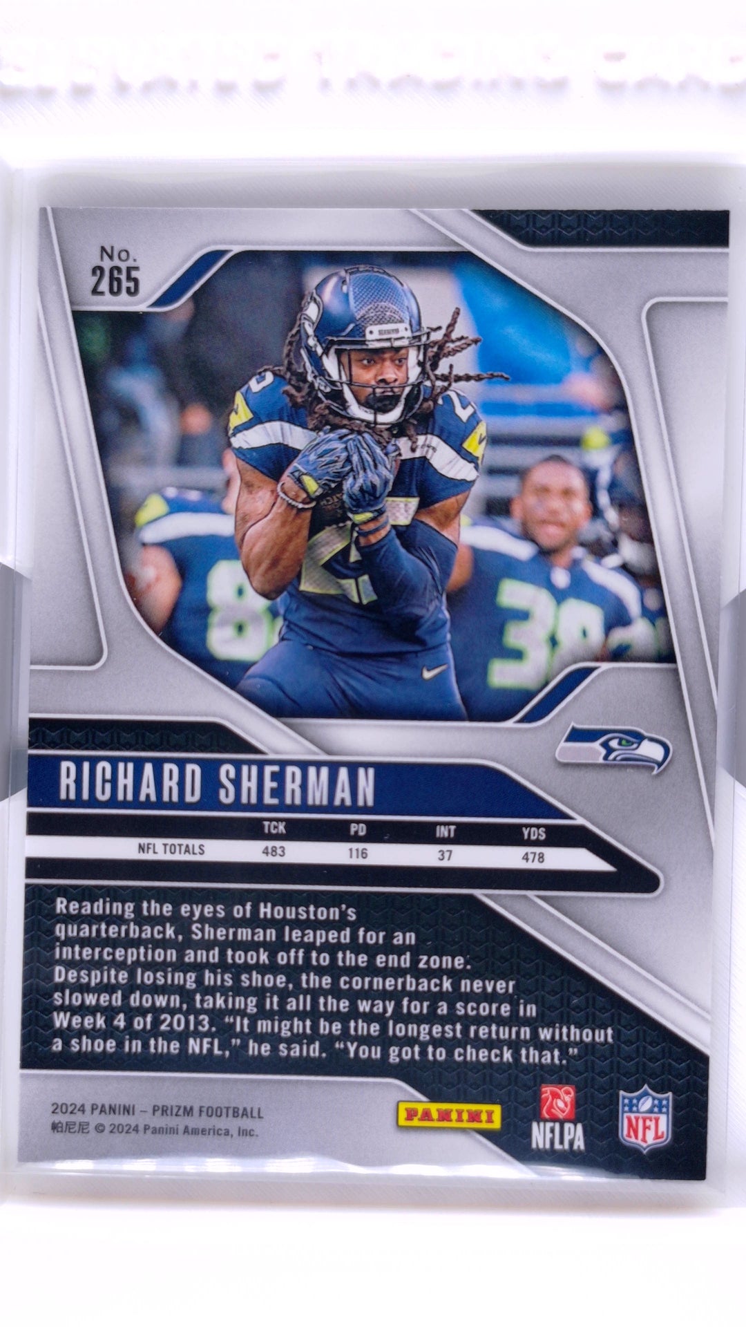 #265 Richard Sherman - back