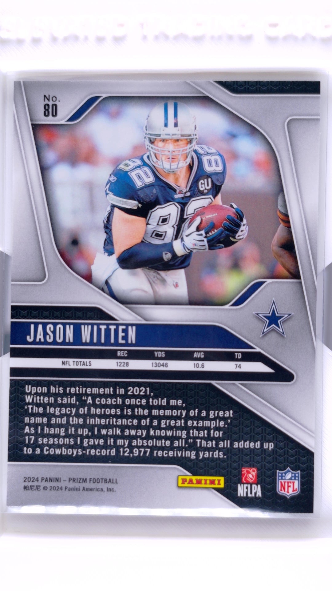 #80 Jason Witten - back