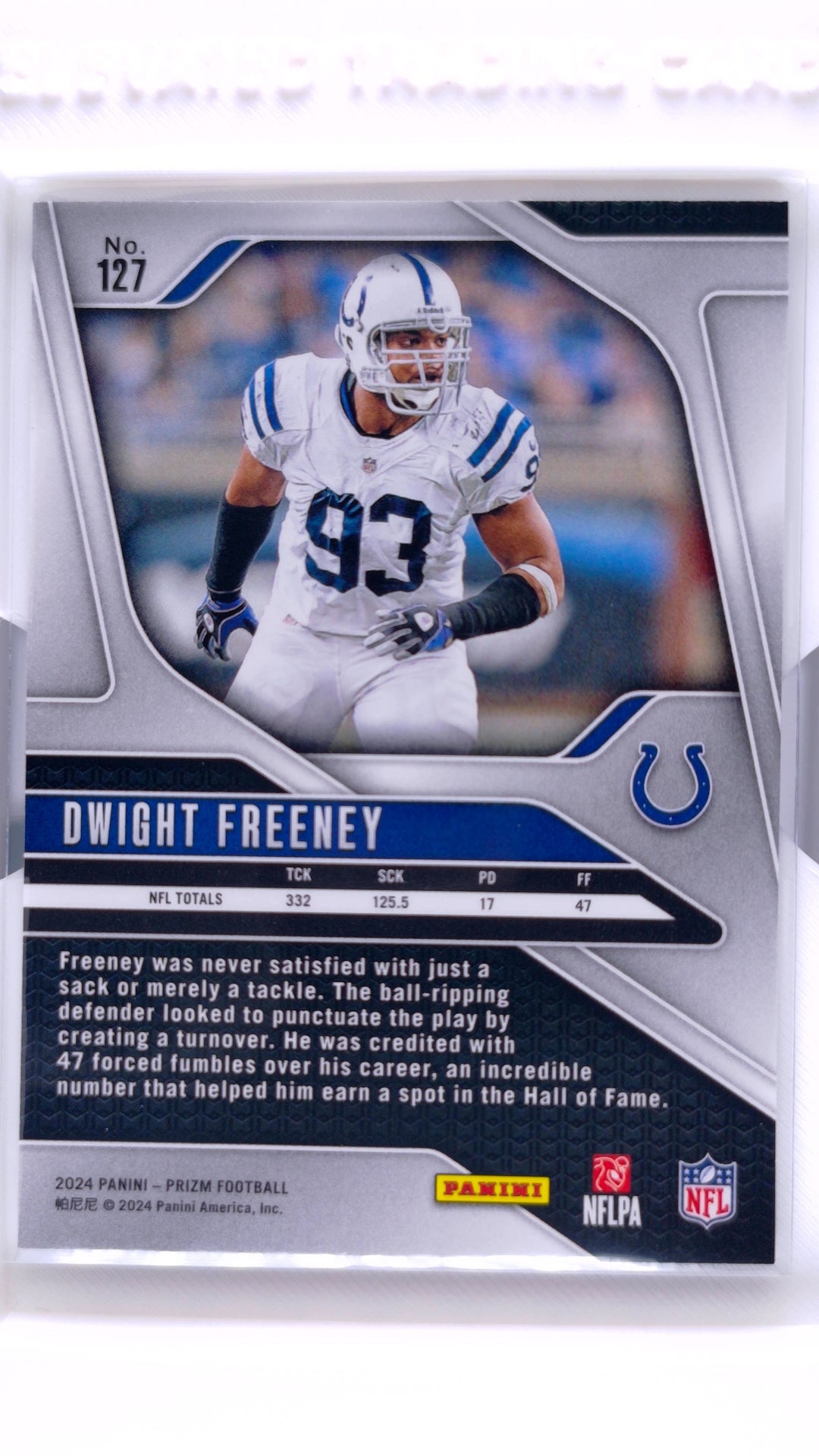 #127 Dwight Freeney - back