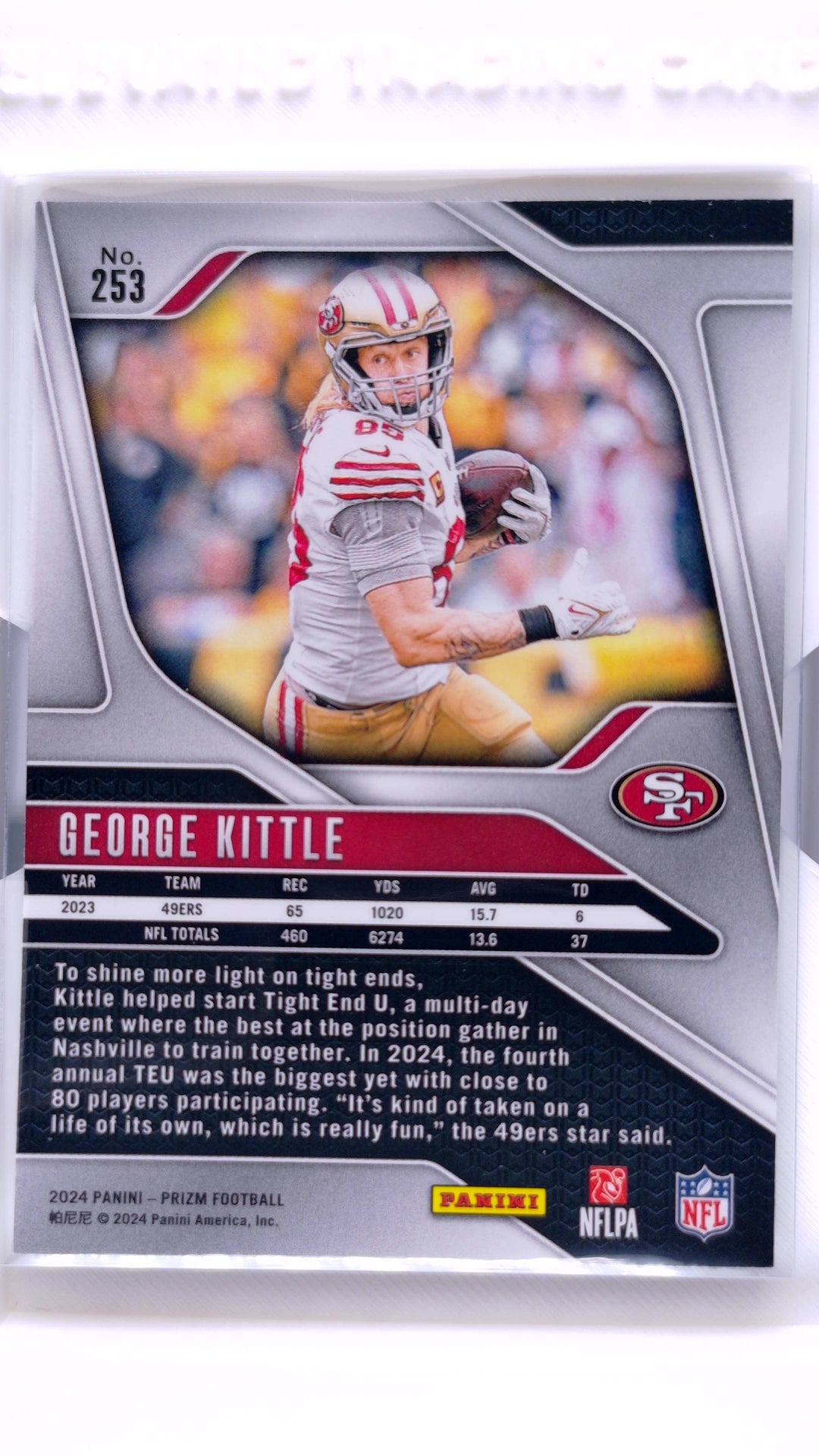 #253 George Kittle - back