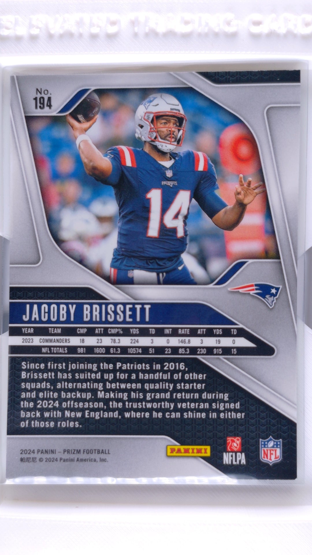 #194 Jacoby Brissett - back