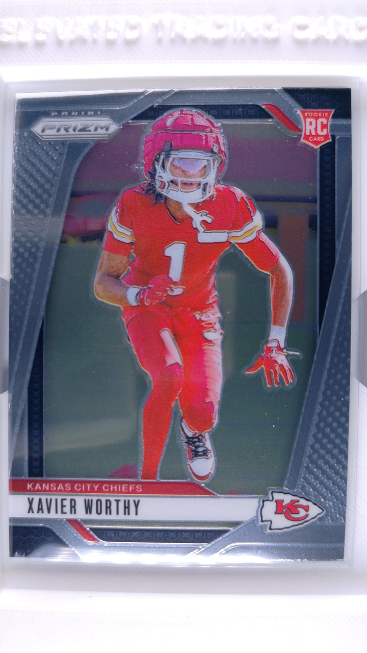 2024 Panini Prizm Football Xavier Worthy #399 RC — Front