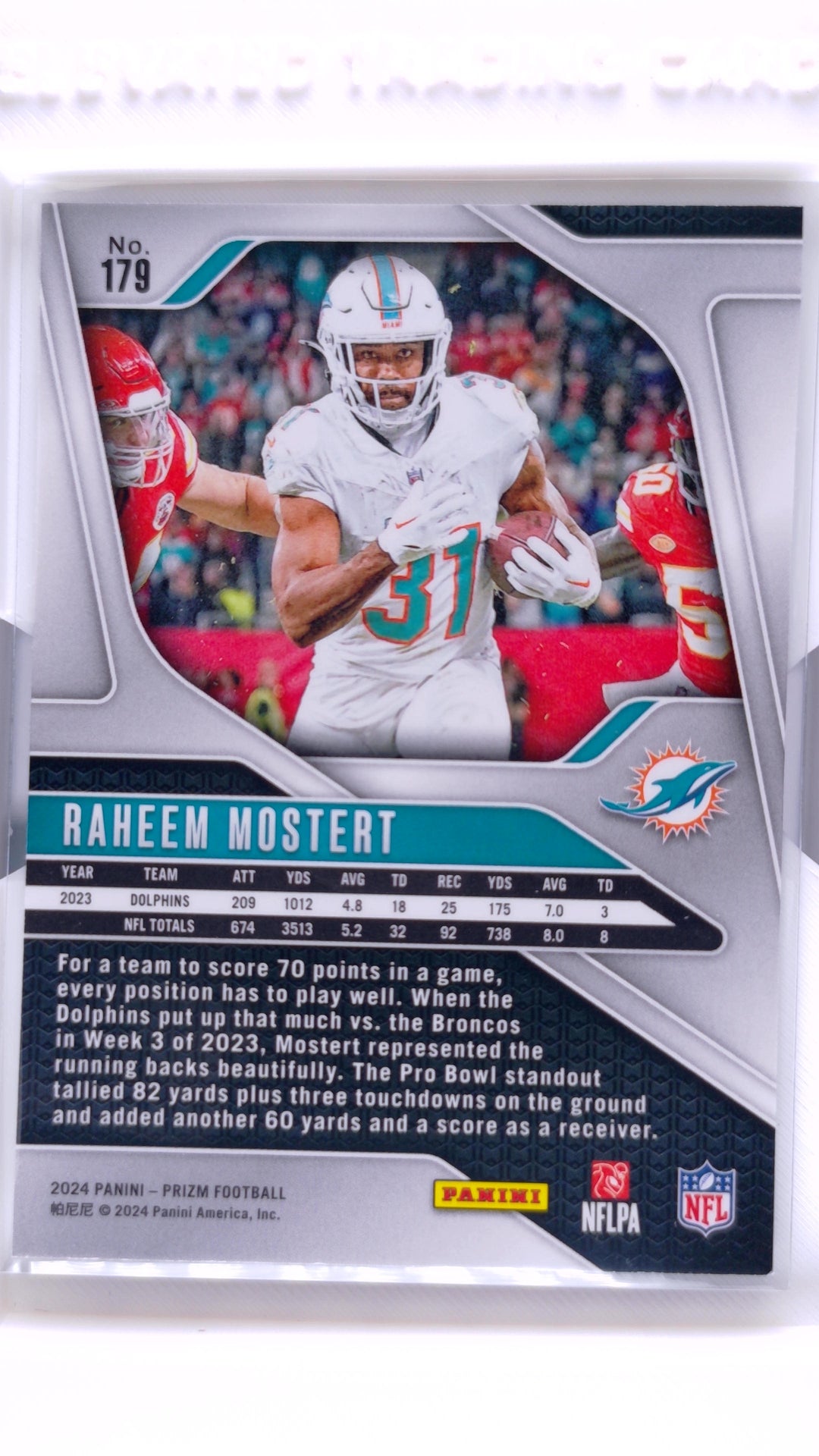 #179 Raheem Mostert - back