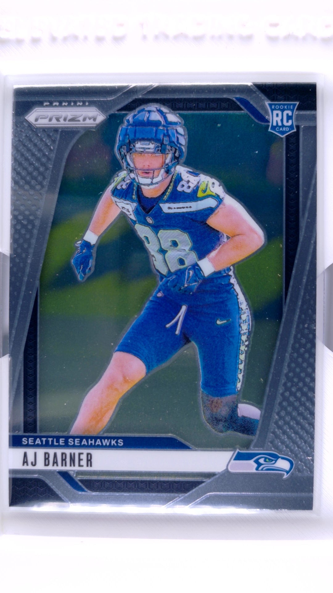 #304 AJ Barner Rookie - front