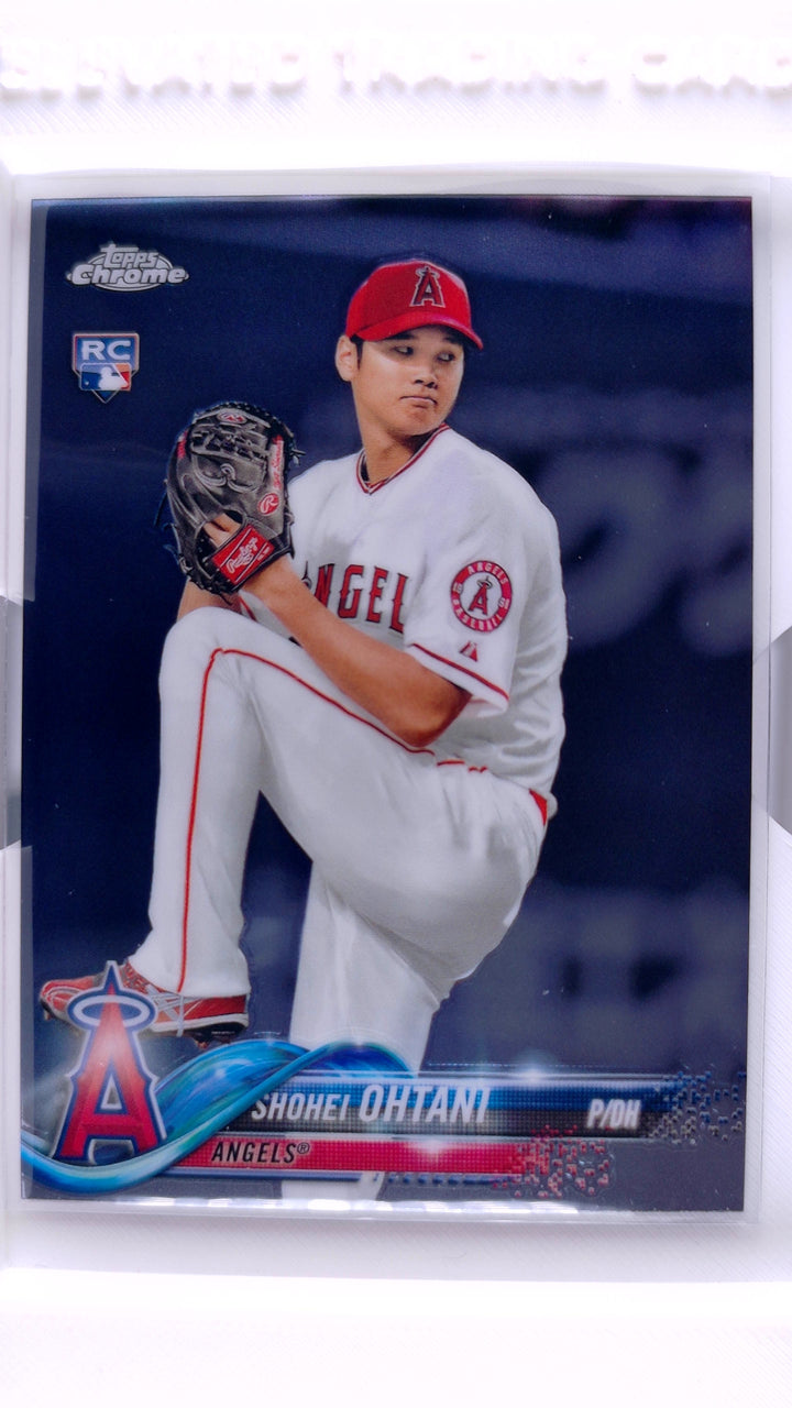 2018 Topps Chrome Baseball Shohei Ohtani #150 RC — Front