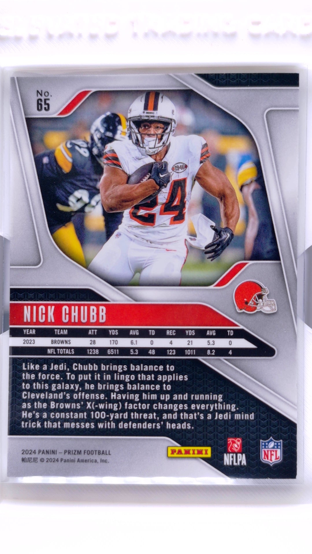 #65 Nick Chubb - back