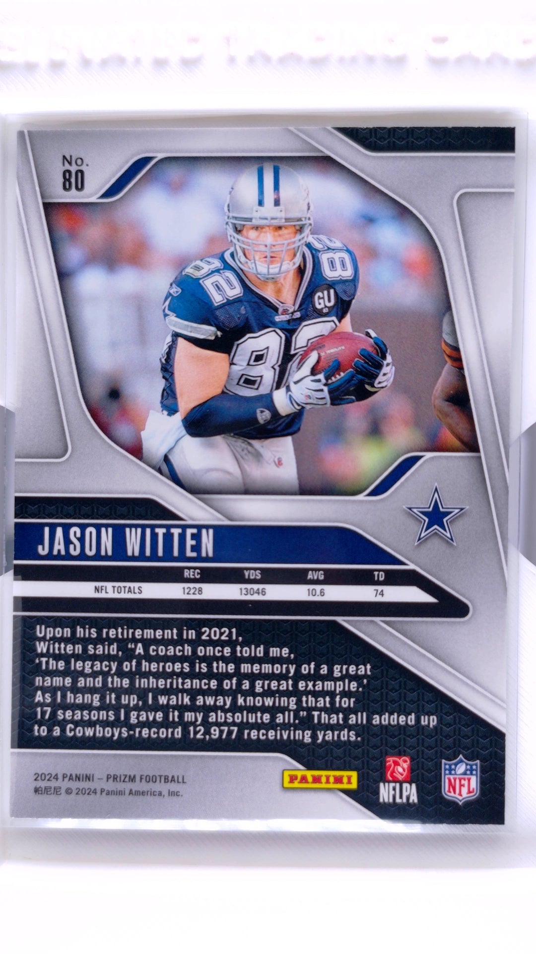 #80 Jason Witten - back