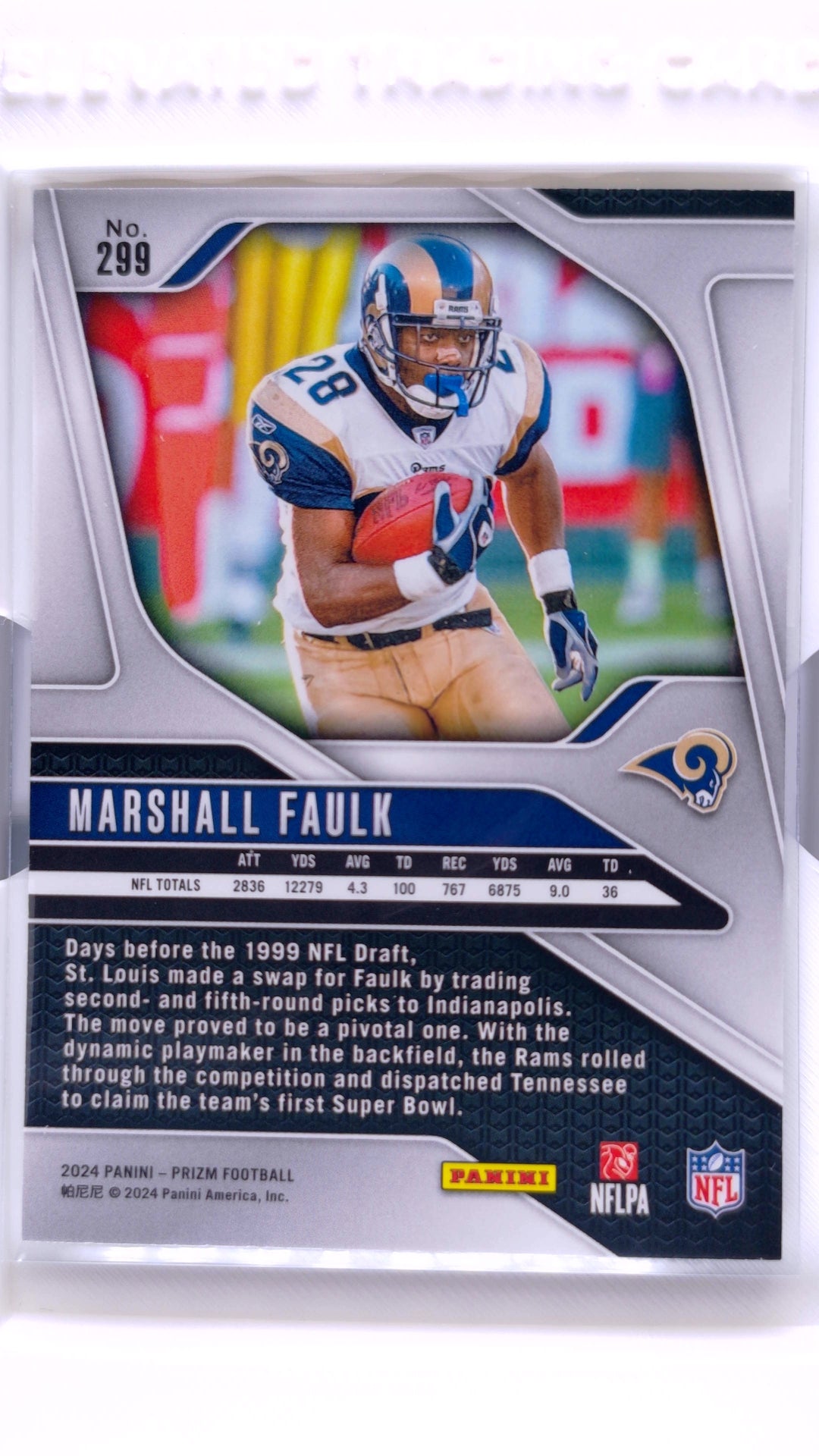 #299 Marshall Faulk - back