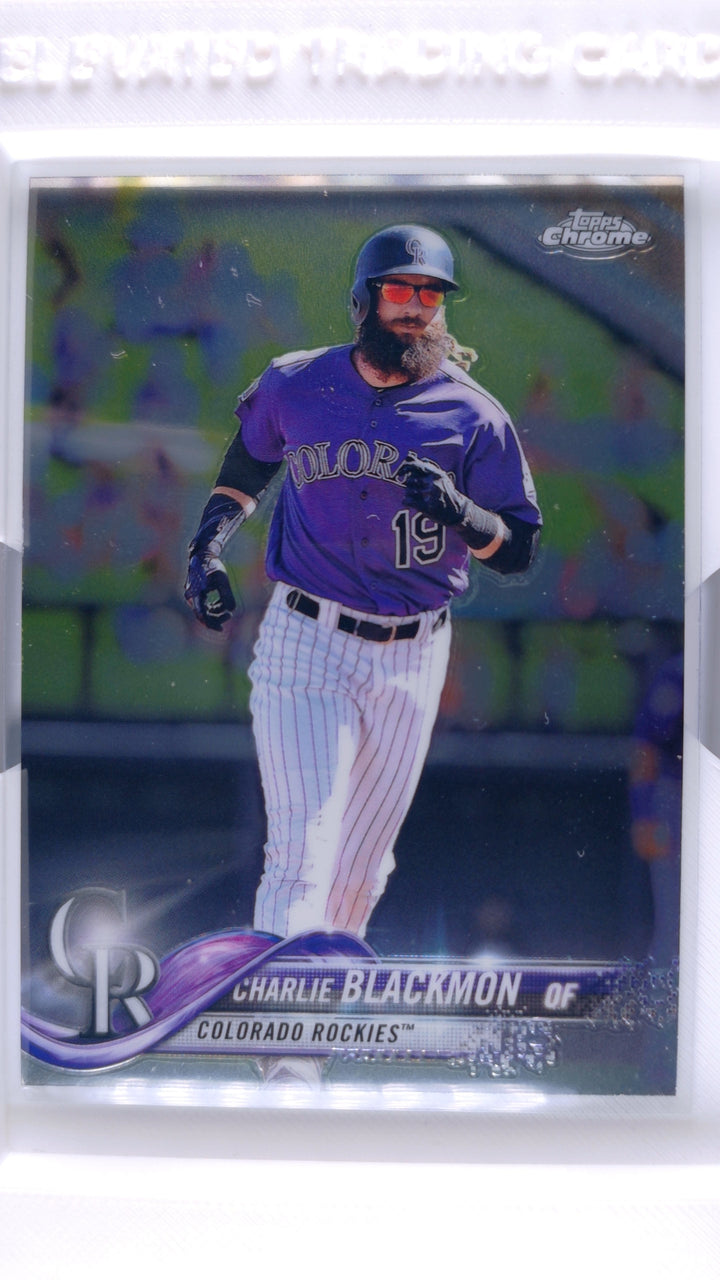 2018 Topps Chrome Baseball Charlie Blackmon #194 — Front