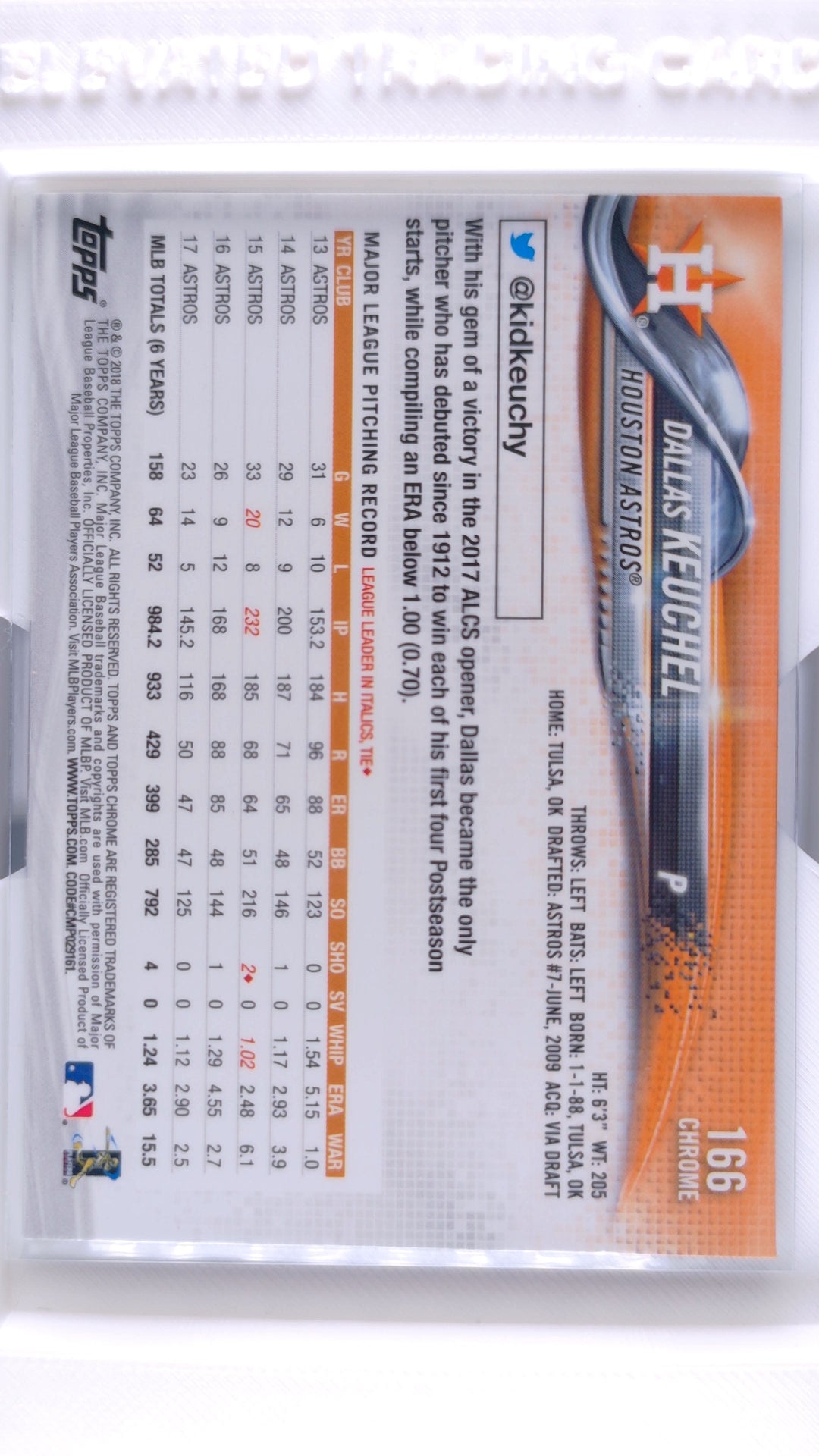 #166 Dallas Keuchel - back