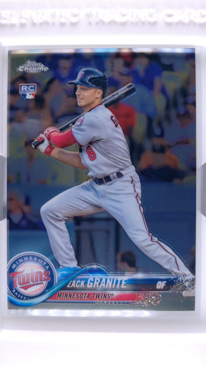 2018 Topps Chrome Baseball Zack Granite #154 RC — Front