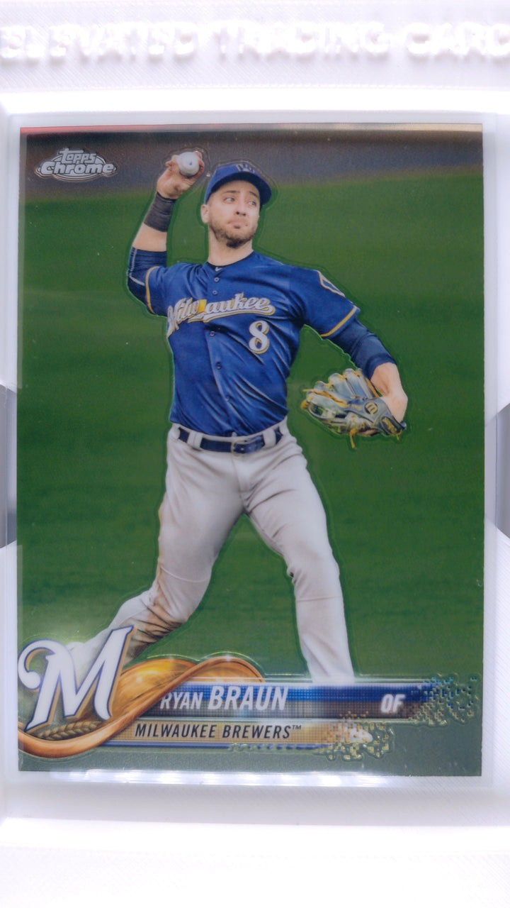 2018 Topps Chrome Baseball Ryan Braun #89 — Front