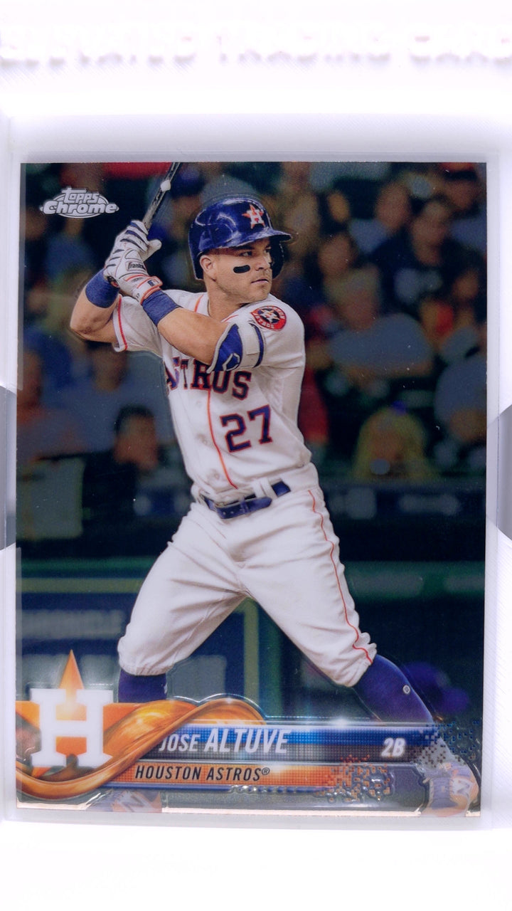 2018 Topps Chrome Baseball Jose Altuve #200 — Front