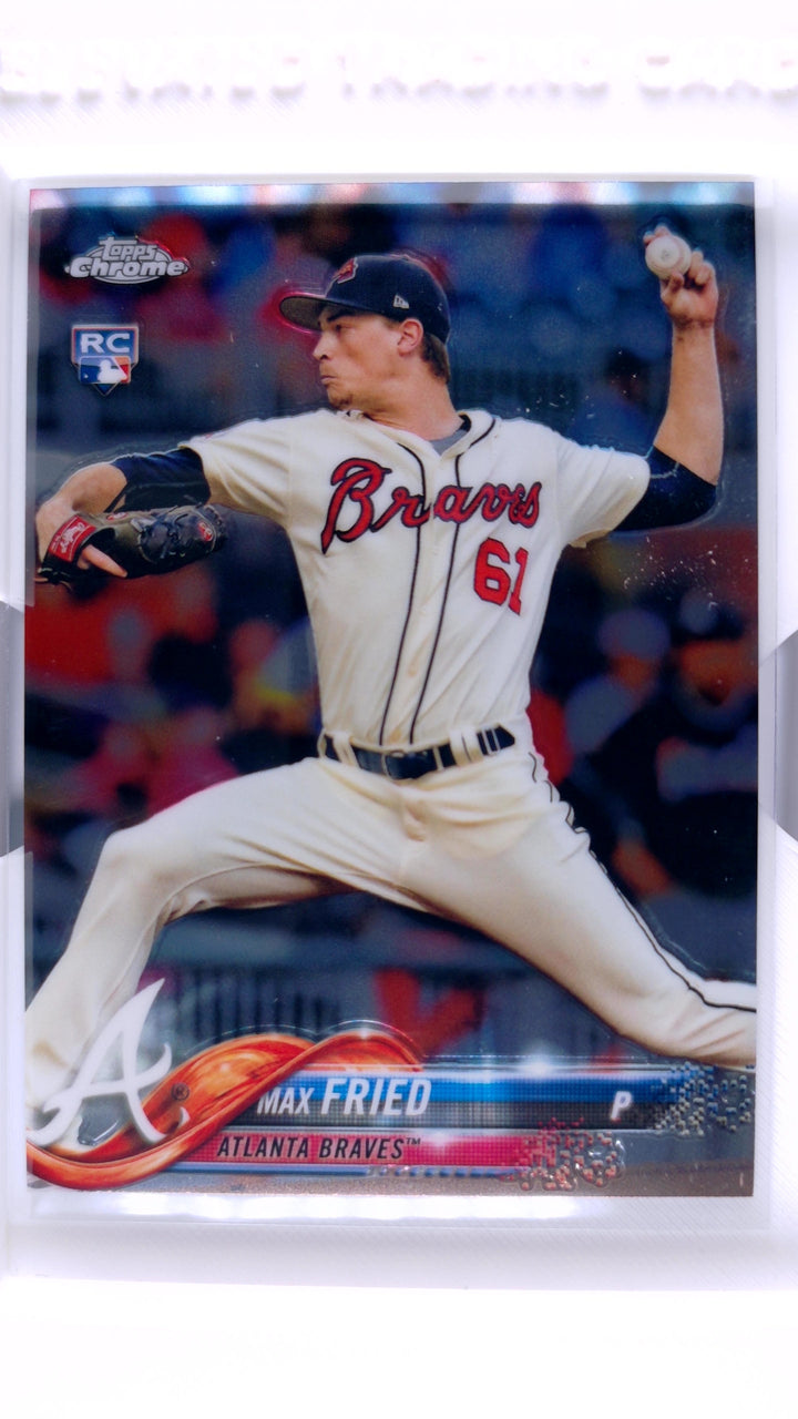 2018 Topps Chrome Baseball Max Fried #66 RC — Front