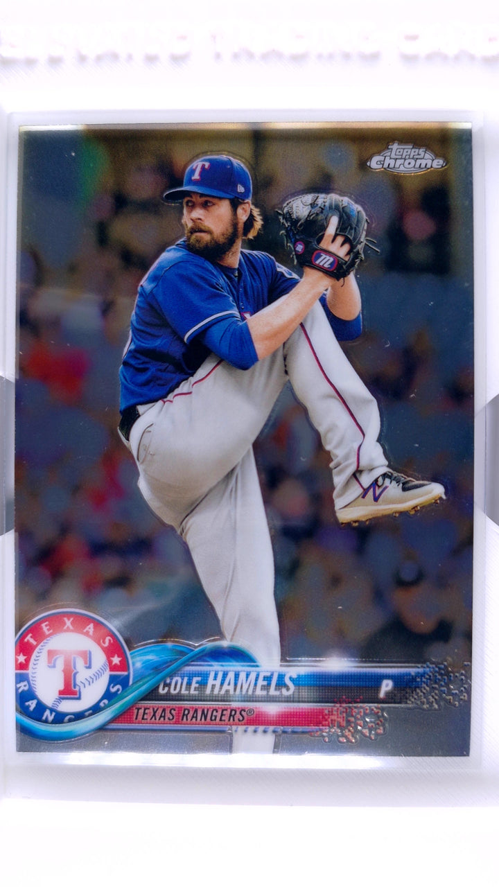 2018 Topps Chrome Baseball Cole Hamels #134 — Front