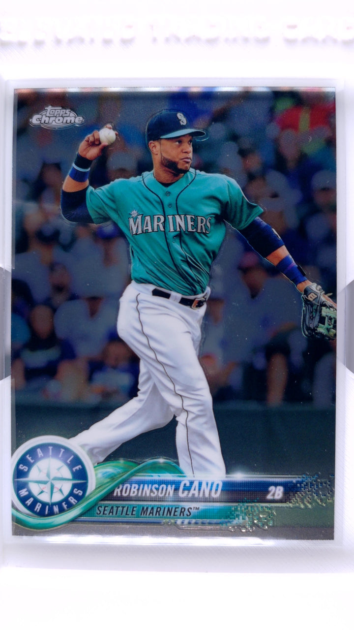 2018 Topps Chrome Baseball Robinson Cano #52 — Front