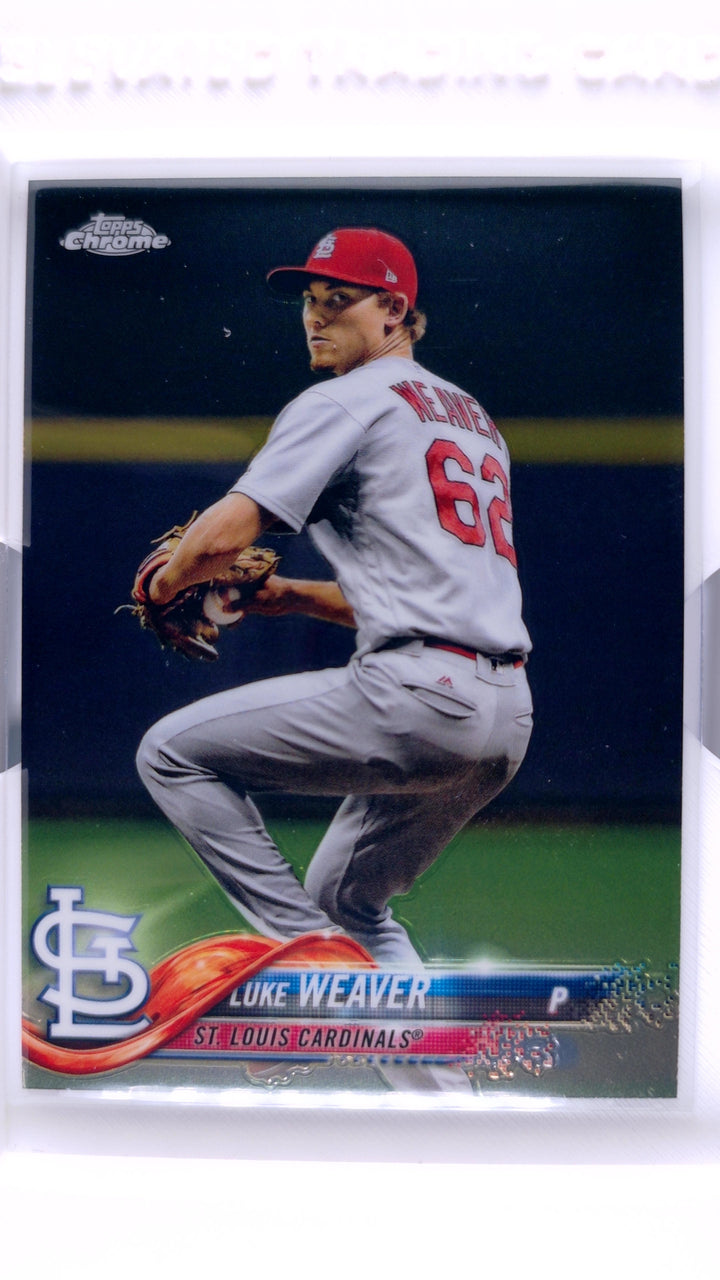 2018 Topps Chrome Baseball Luke Weaver #88 — Front