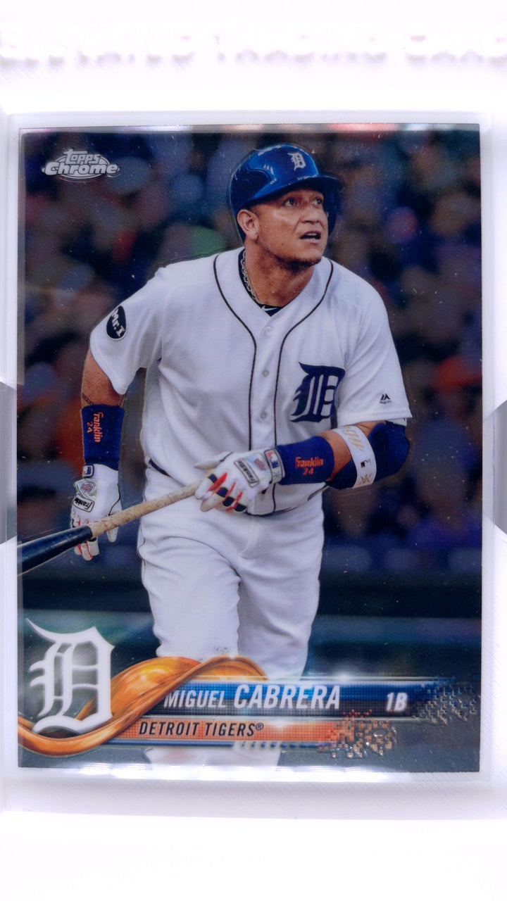 2018 Topps Chrome Baseball Miguel Cabrera #26 — Front