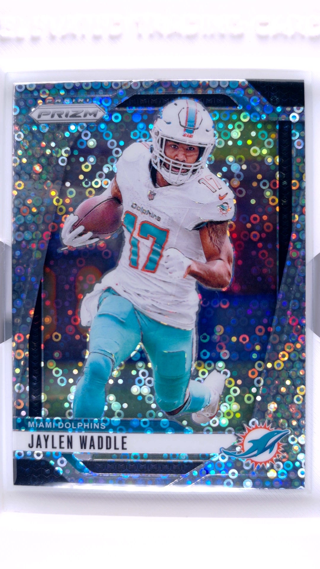 #178 Jaylen Waddle No Huddle Prizm - front