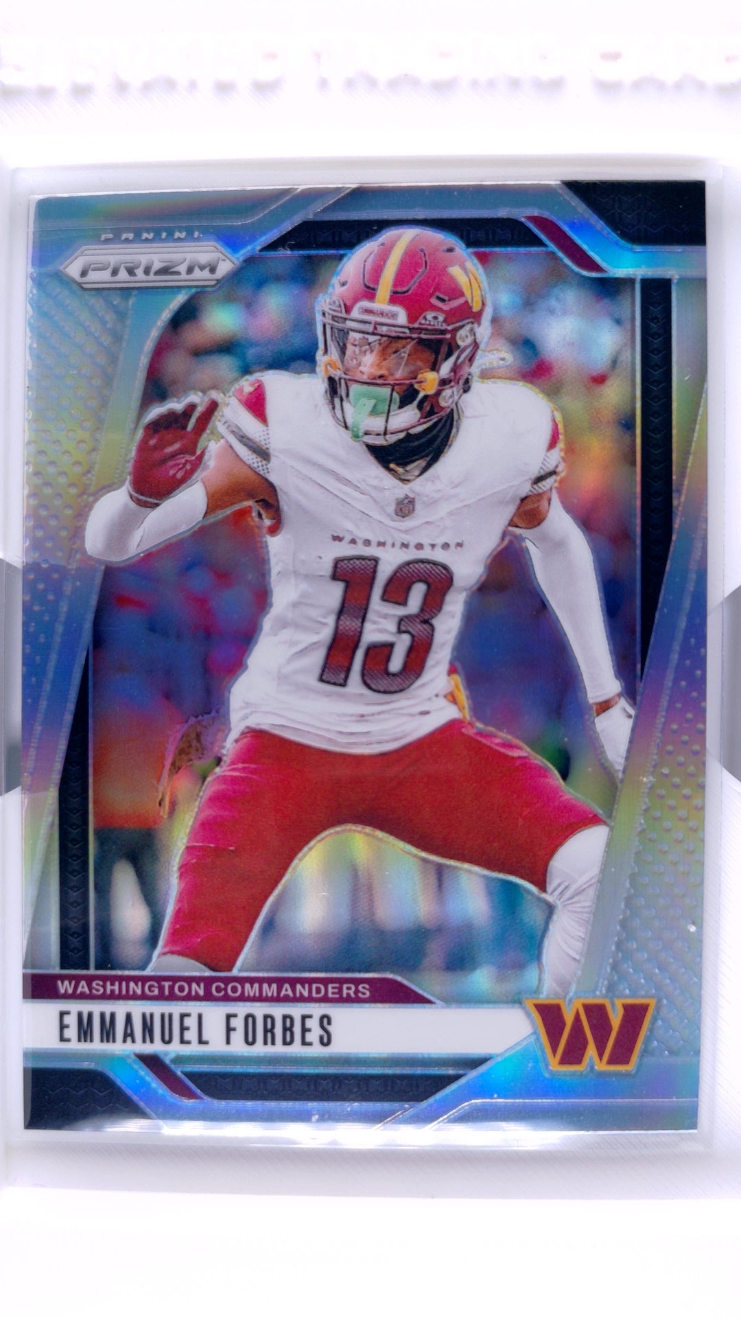 #291 Emmanuel Forbes Silver Prizm - front