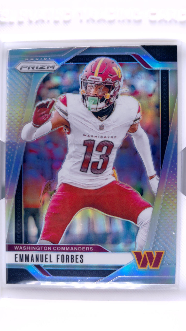 2024 Panini Prizm Football Emmanuel Forbes #291 Silver Prizm — Front