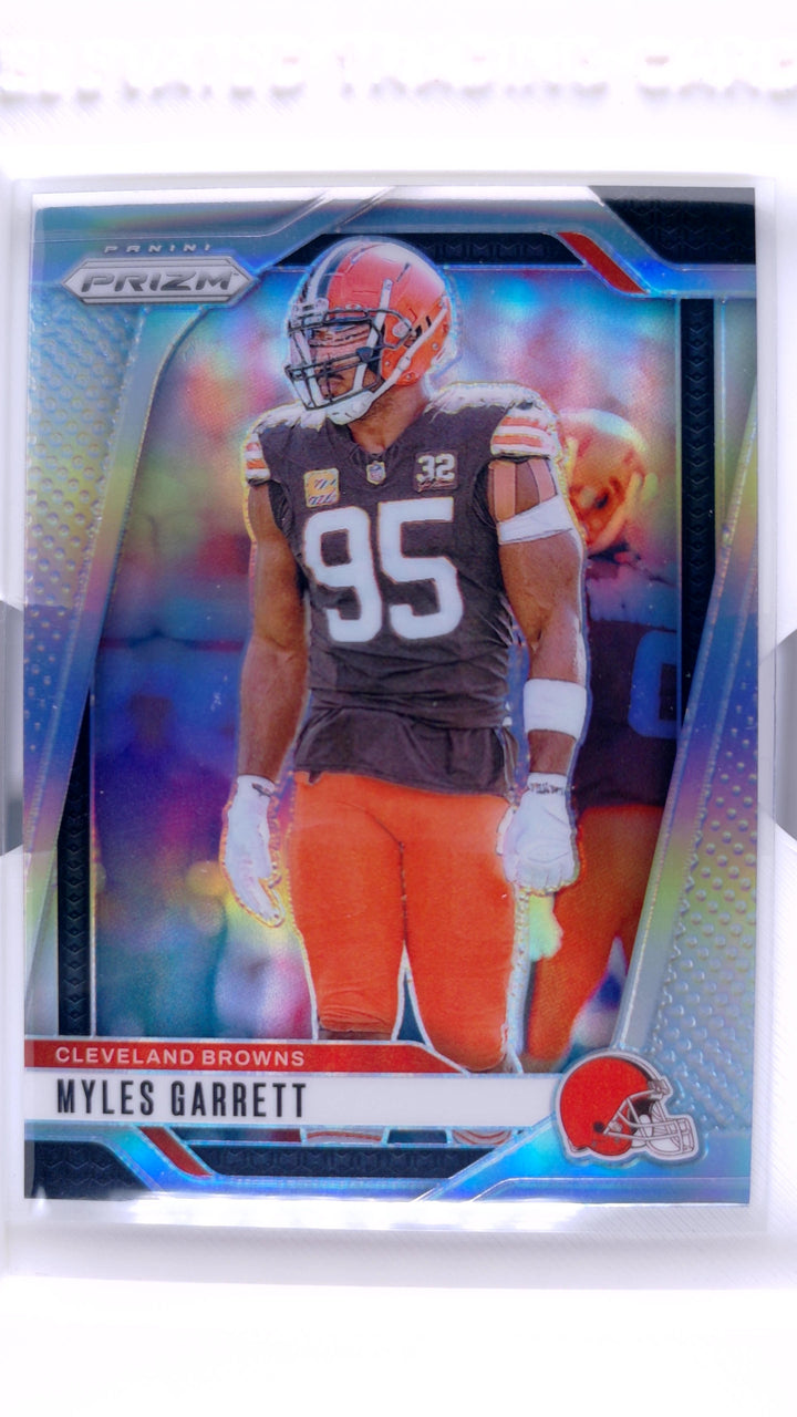 2024 Panini Prizm Football Myles Garrett #69 Silver Prizm — Front