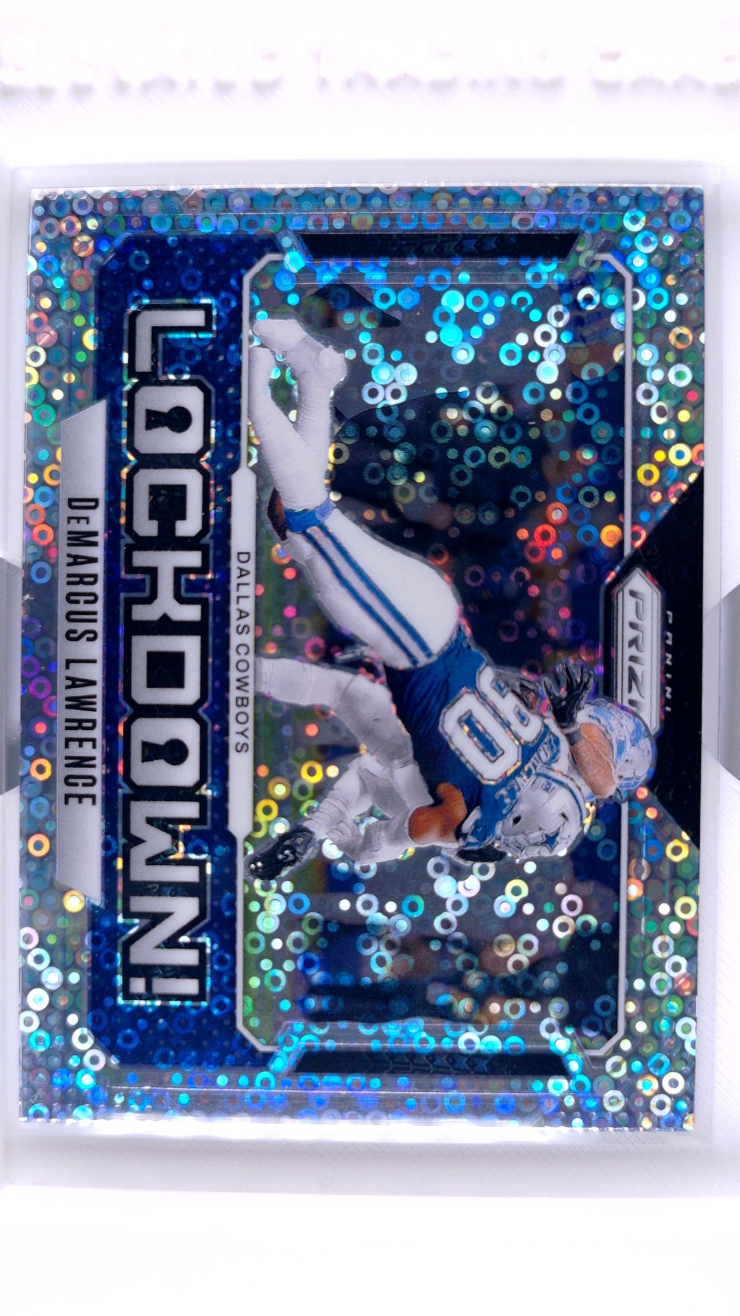 #16 DeMarcus Lawrence Lockdown! No Huddle Prizm - front