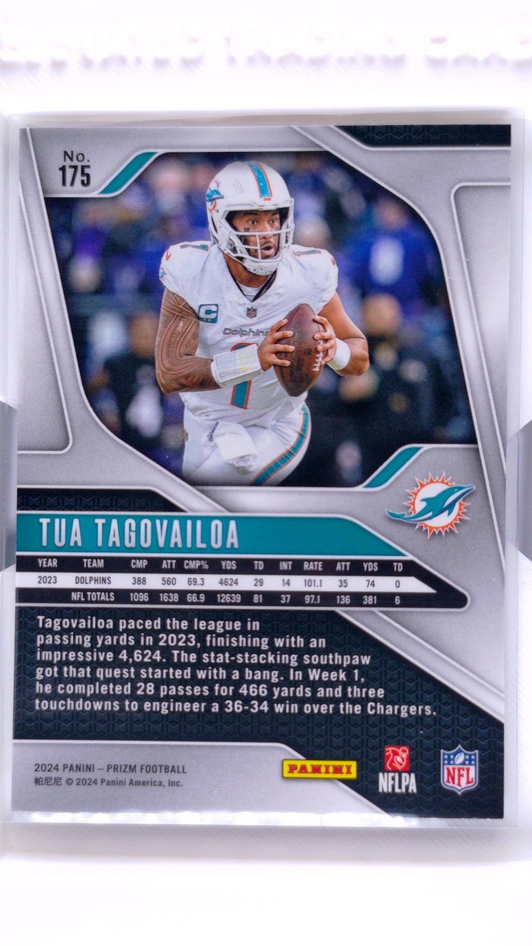 #175 Tua Tagovailoa - back