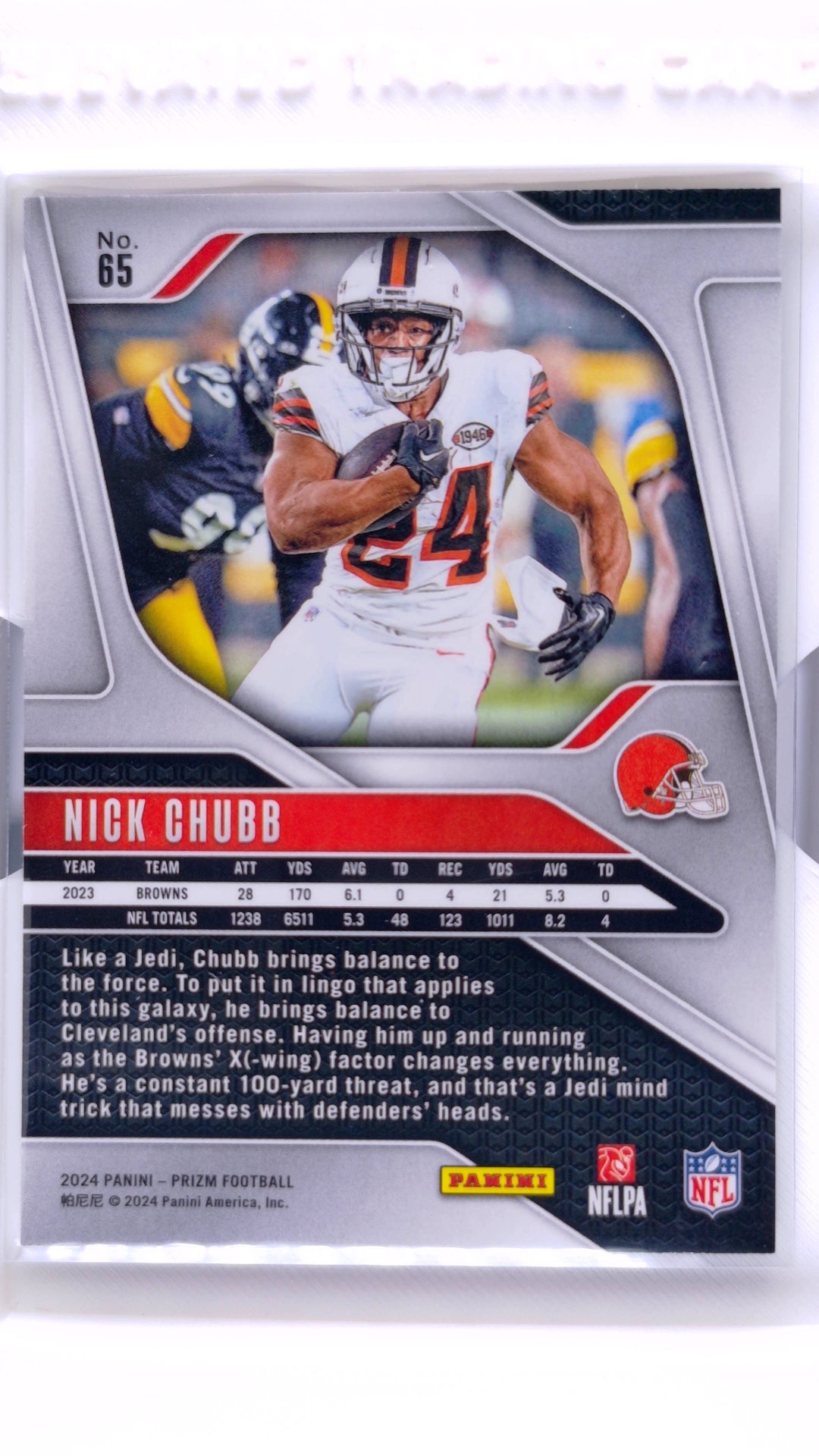 #65 Nick Chubb - back