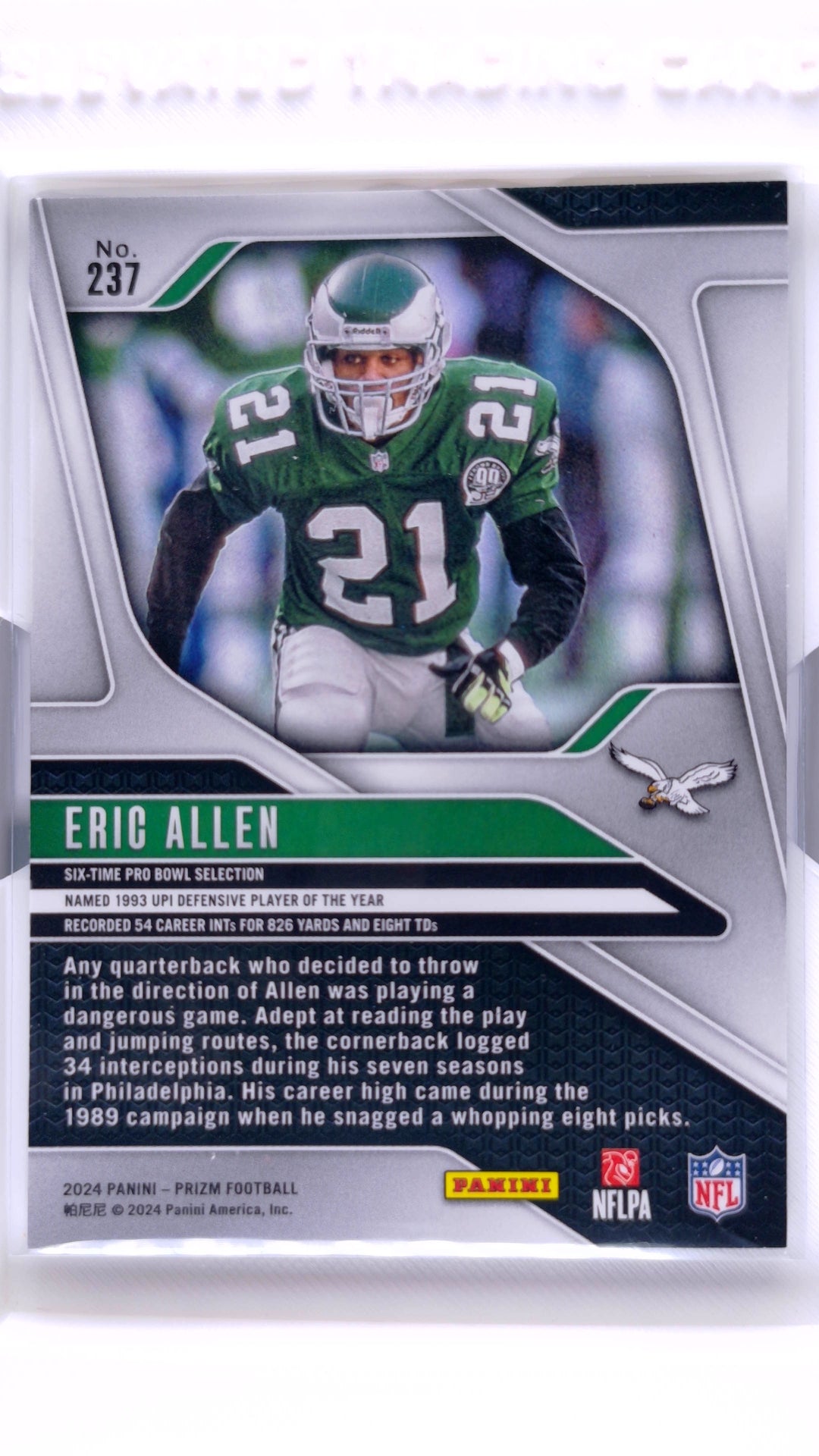 #237 Eric Allen - back