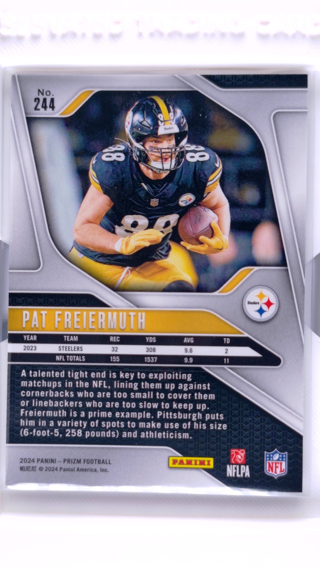 #244 Pat Freiermuth - back