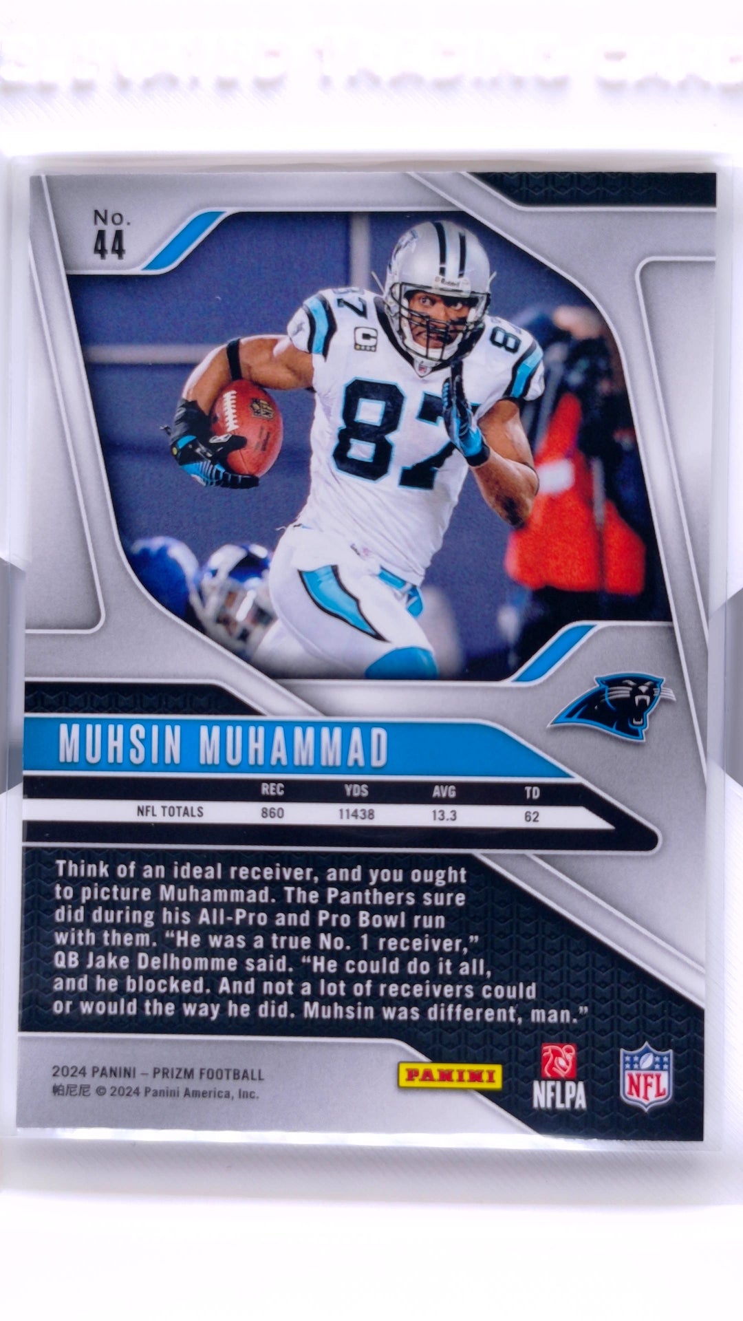 #44 Muhsin Muhammad - back