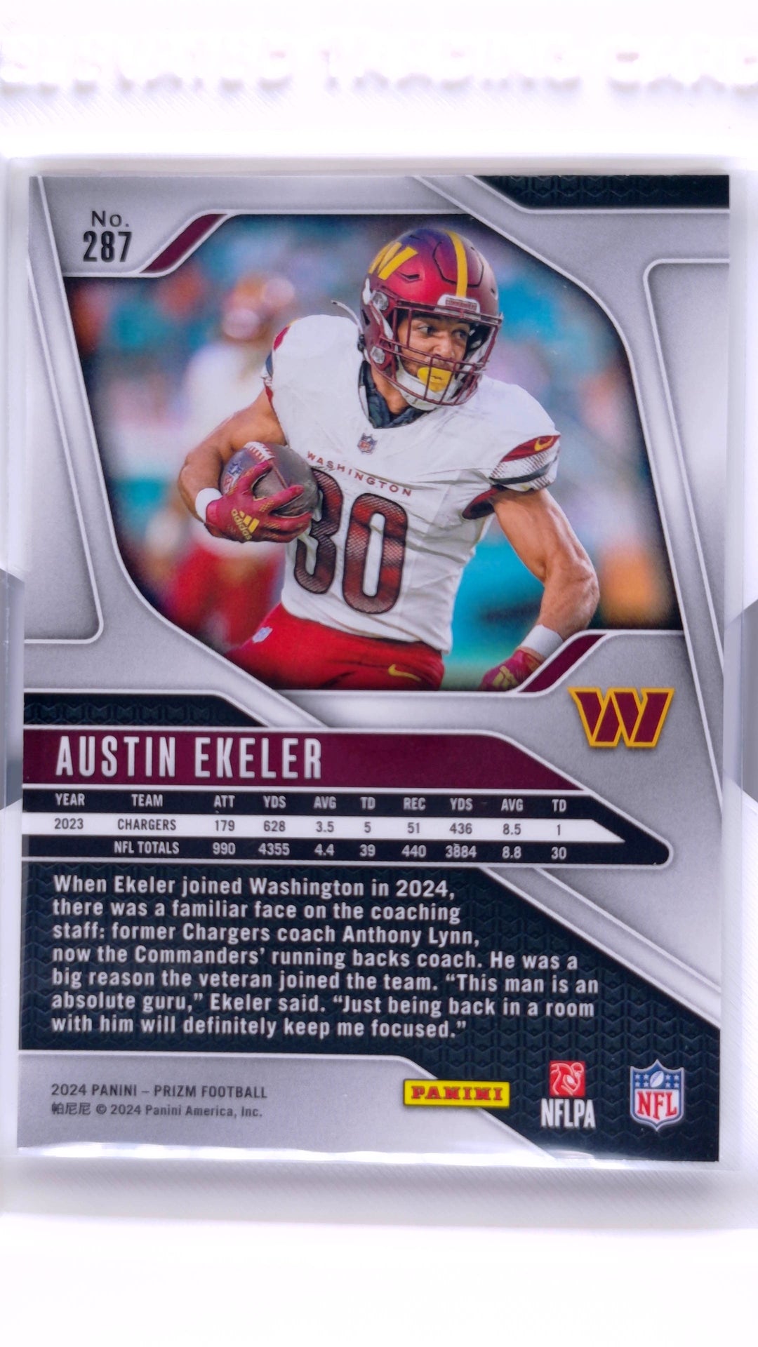#287 Austin Ekeler - back