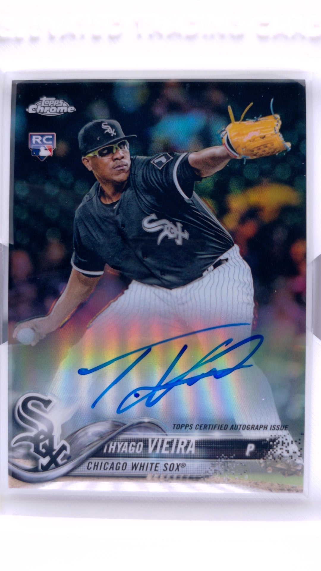 #RA-TV Thyago Vieira Rookie Rookie Autographs Refractor #244/499 - front