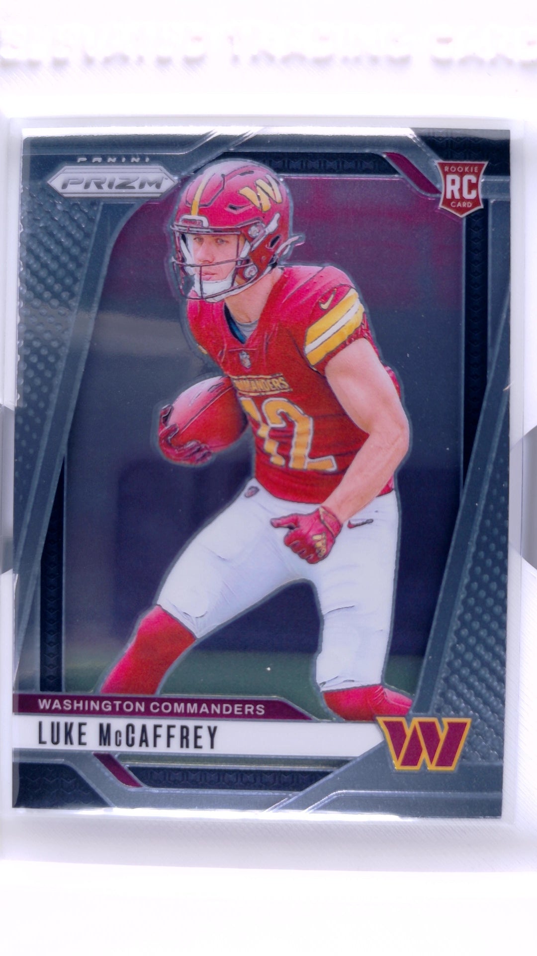 #367 Luke McCaffrey Rookie - front