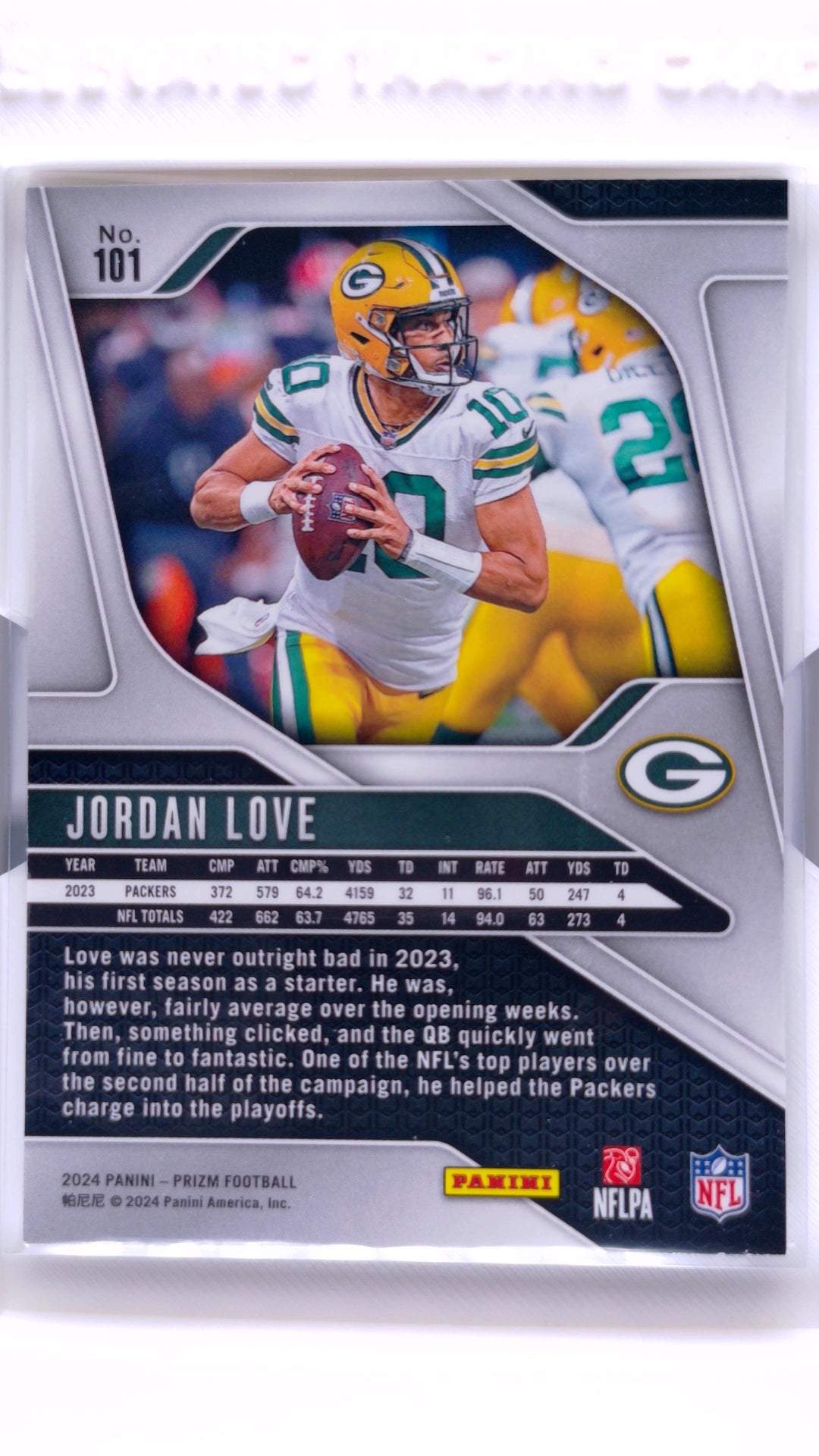 #101 Jordan Love - back