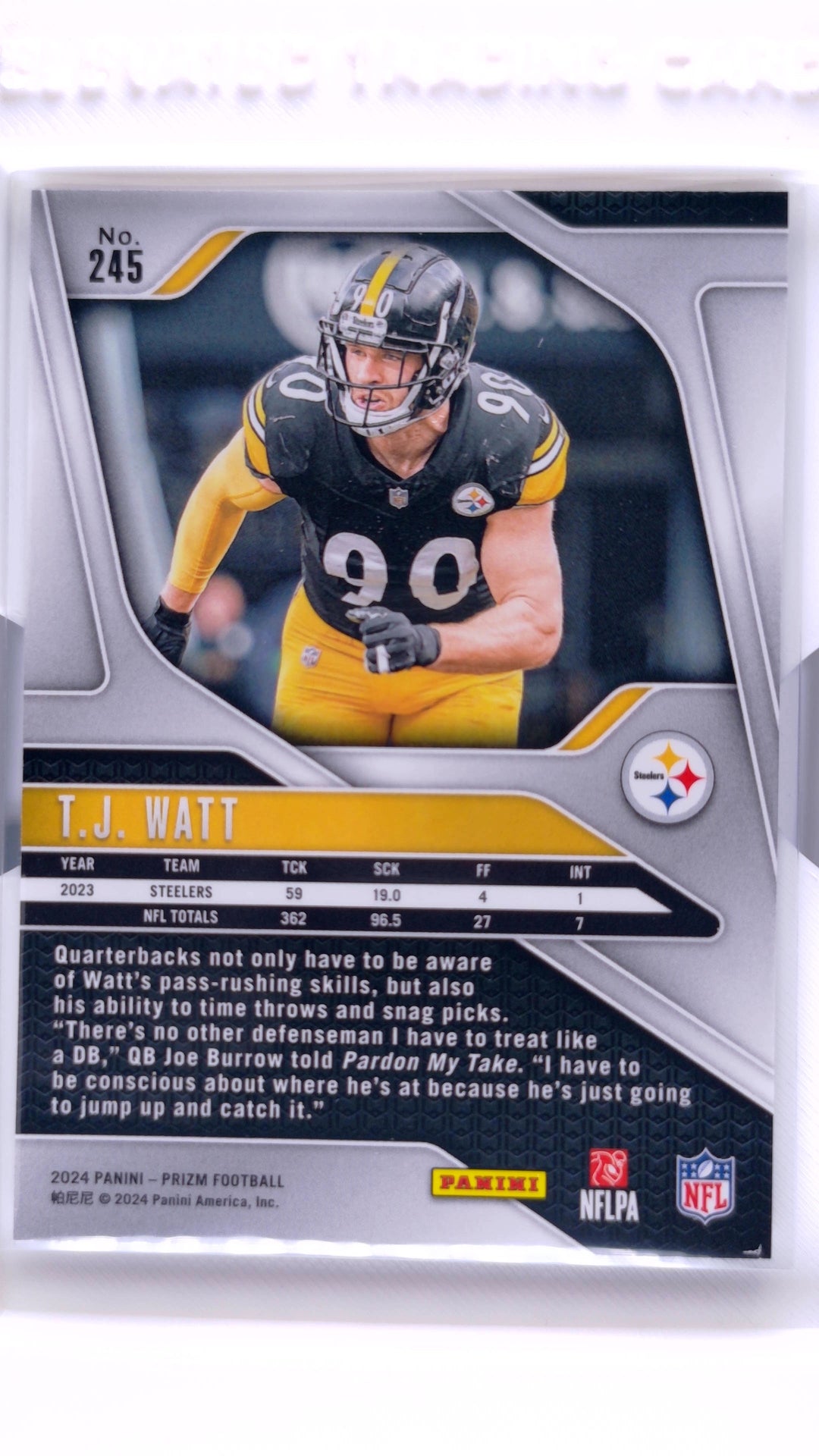 #245 T.J. Watt - back