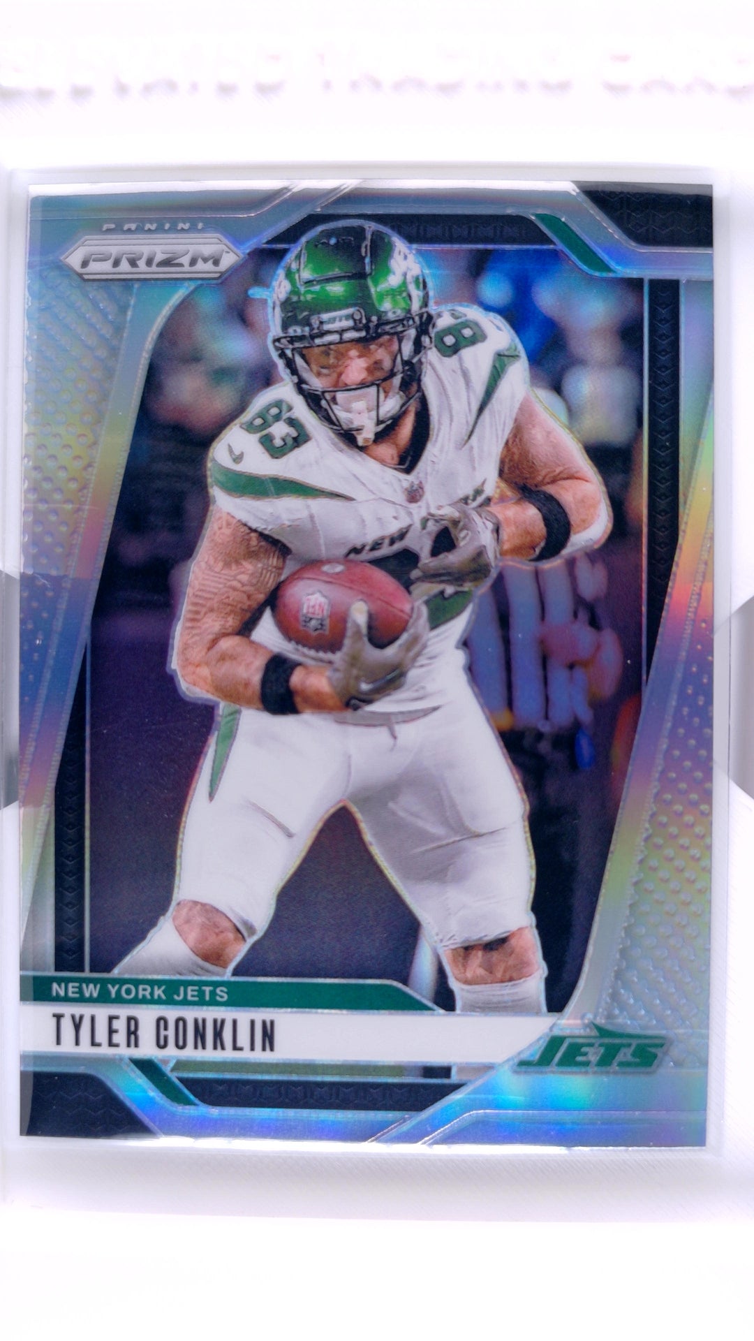 #225 Tyler Conklin Silver Prizm - front