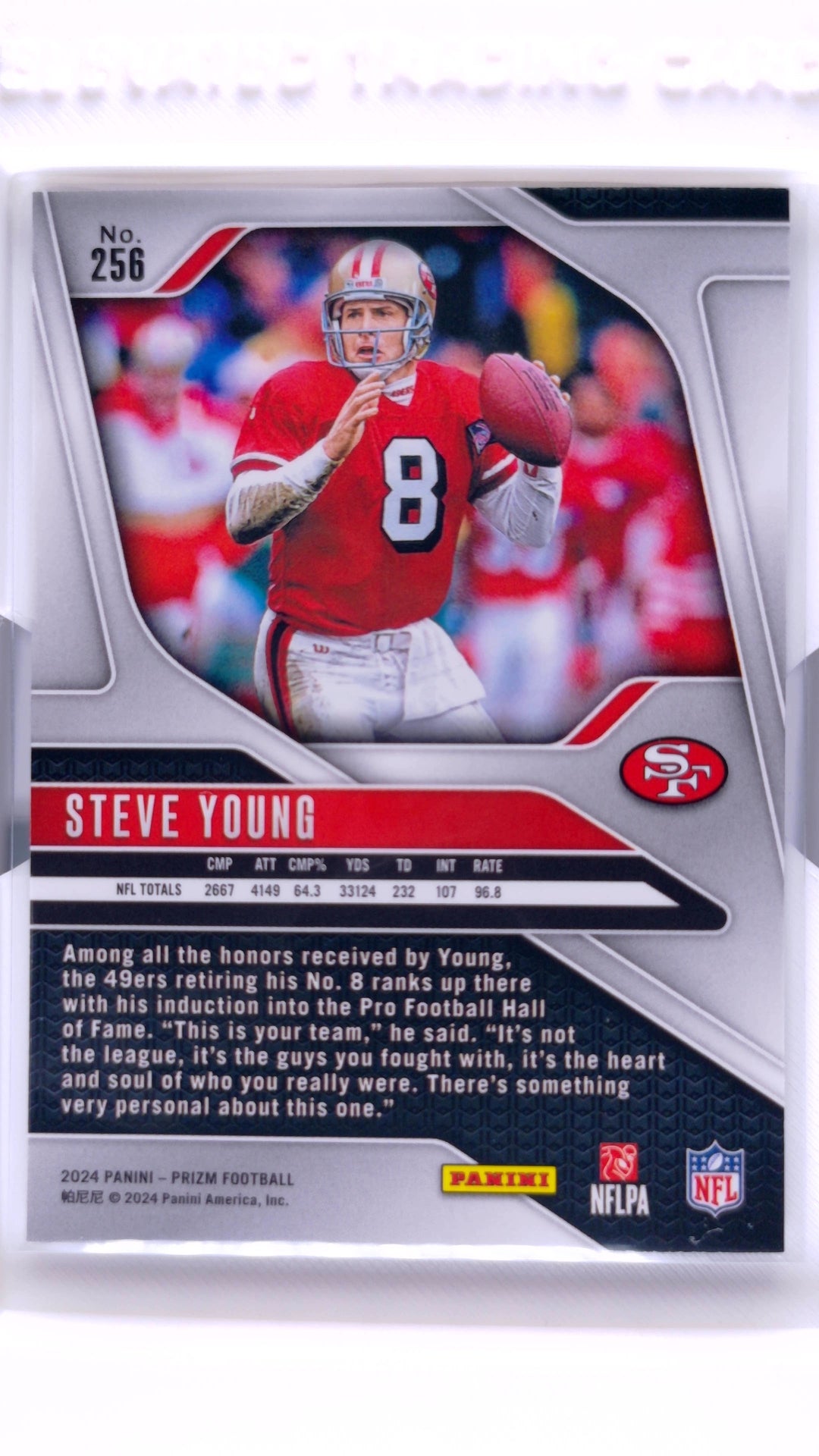 #256 Steve Young - back