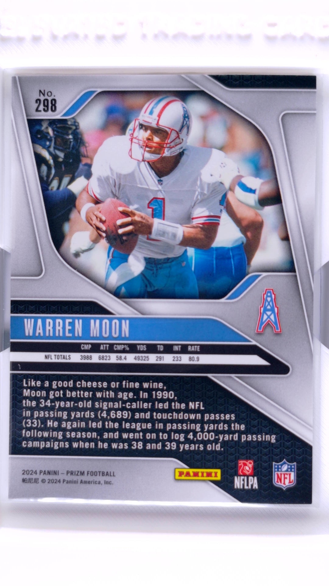 #298 Warren Moon - back