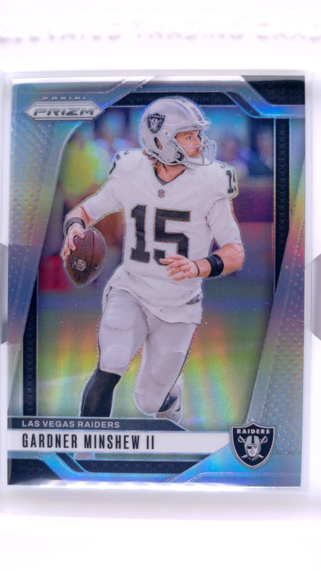 #148 Gardner Minshew II Silver Prizm - front