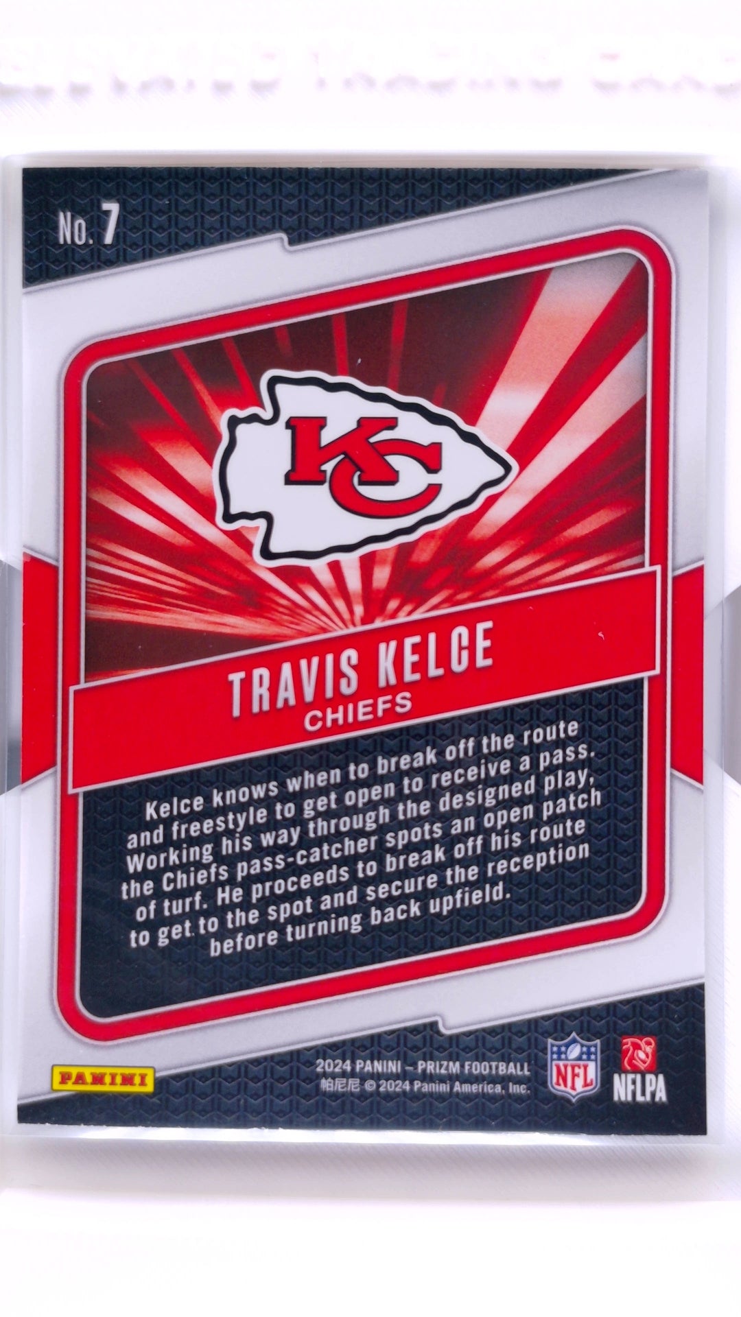 #7 Travis Kelce Hype - back