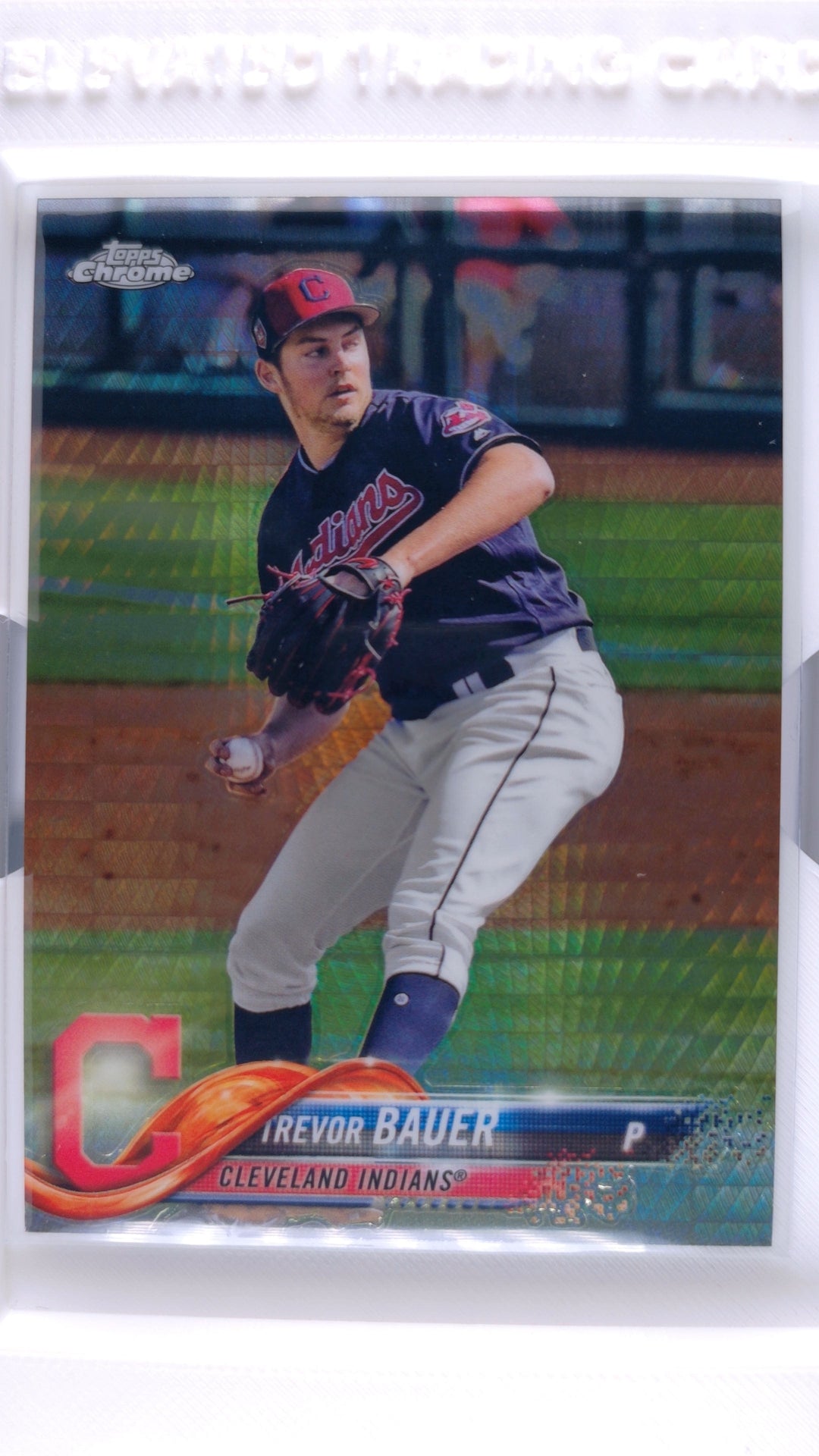 #55 Trevor Bauer Prism Refractor - front