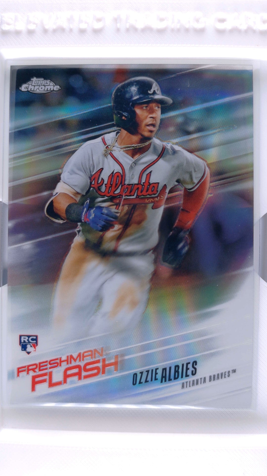 #FF-8 Ozzie Albies Rookie Freshman Flash - front
