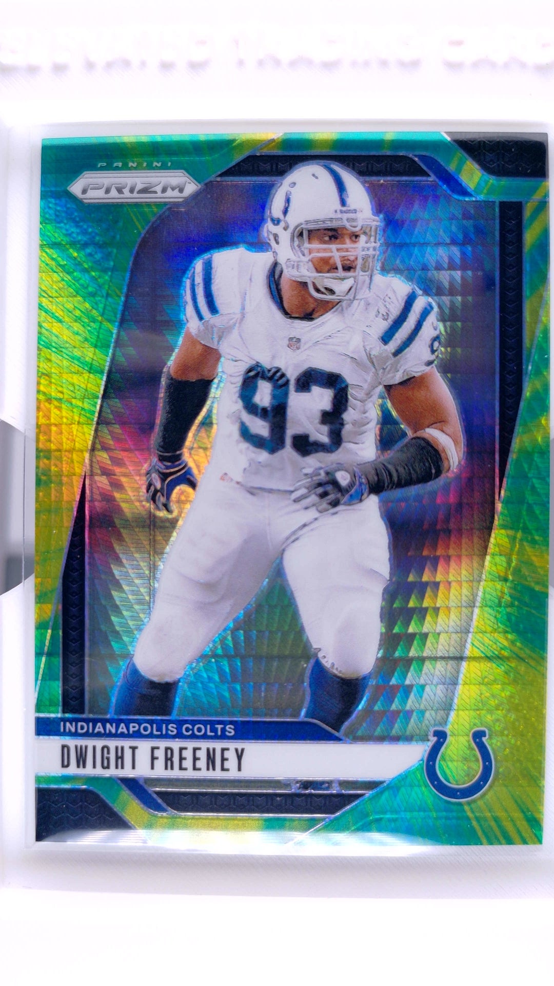 #127 Dwight Freeney Hyper Prizm #170/180 - front