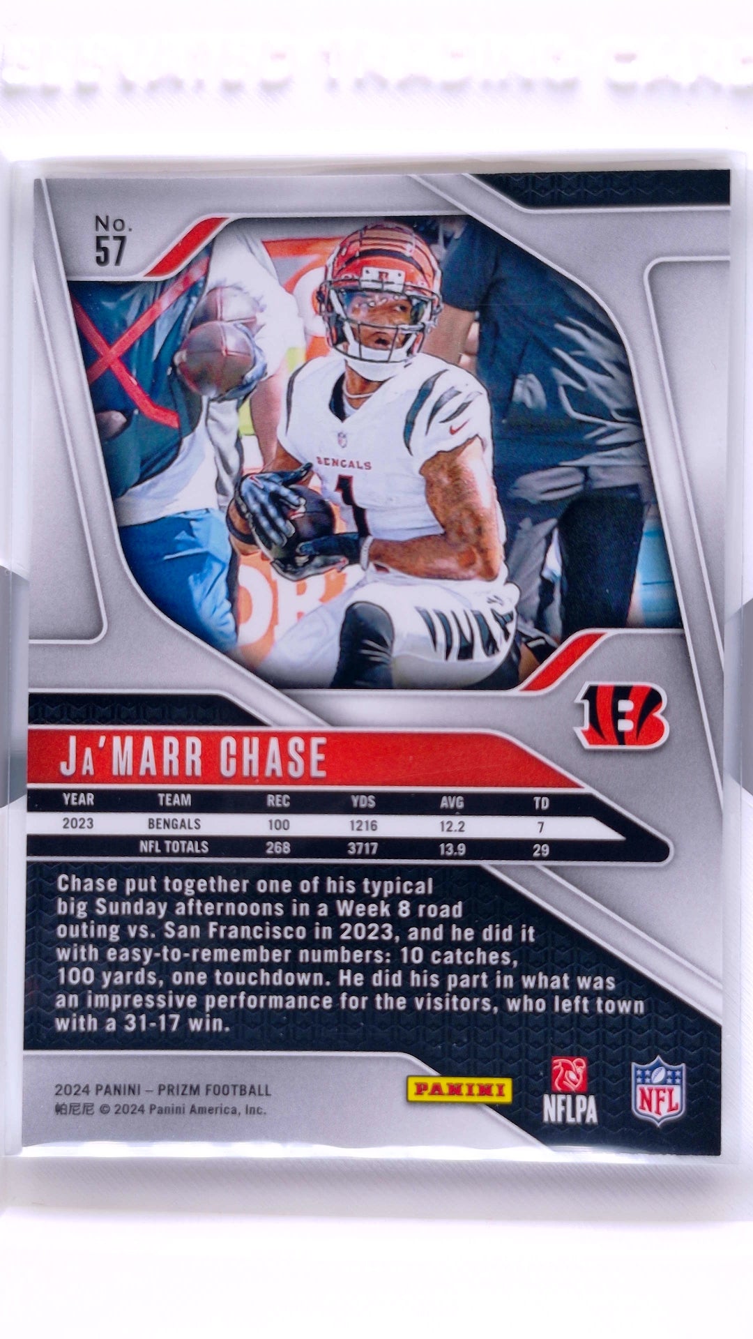 #57 Ja'Marr Chase - back
