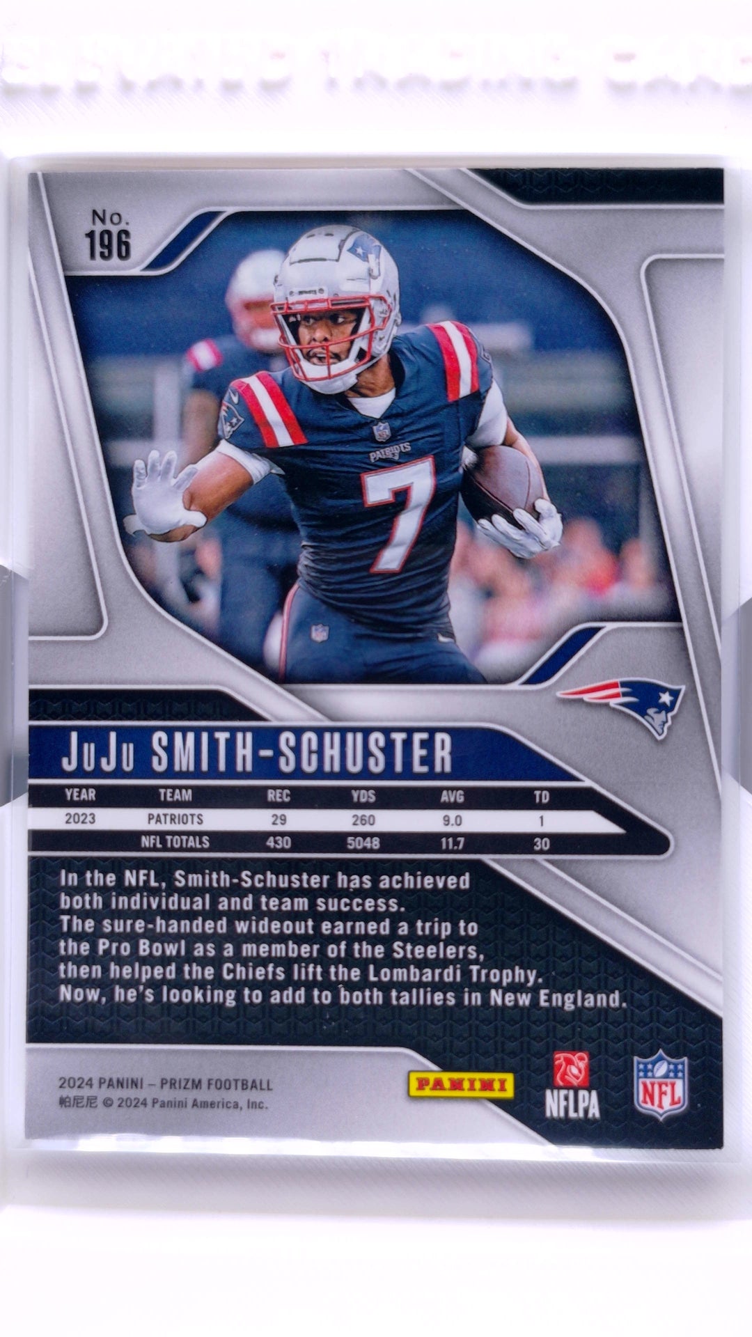 #196 JuJu Smith-Schuster - back