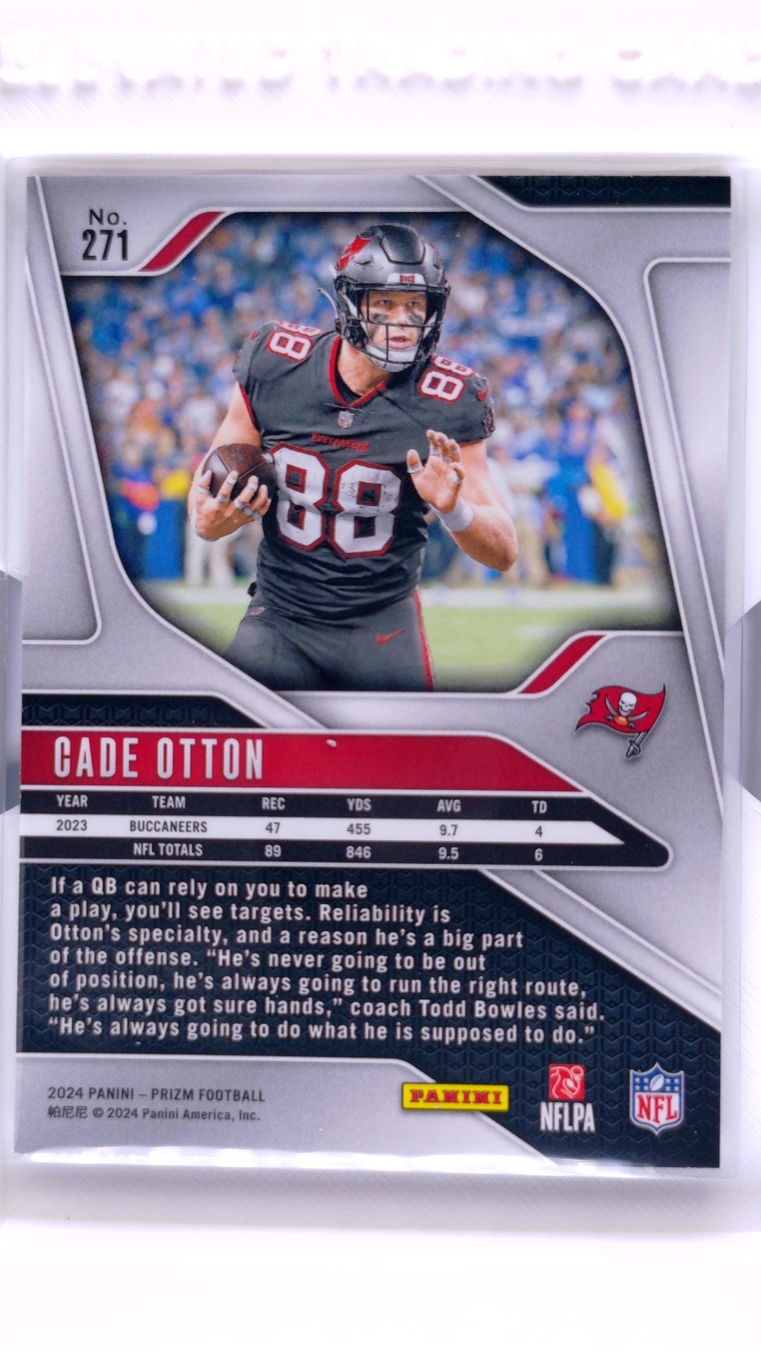 #271 Cade Otton - back